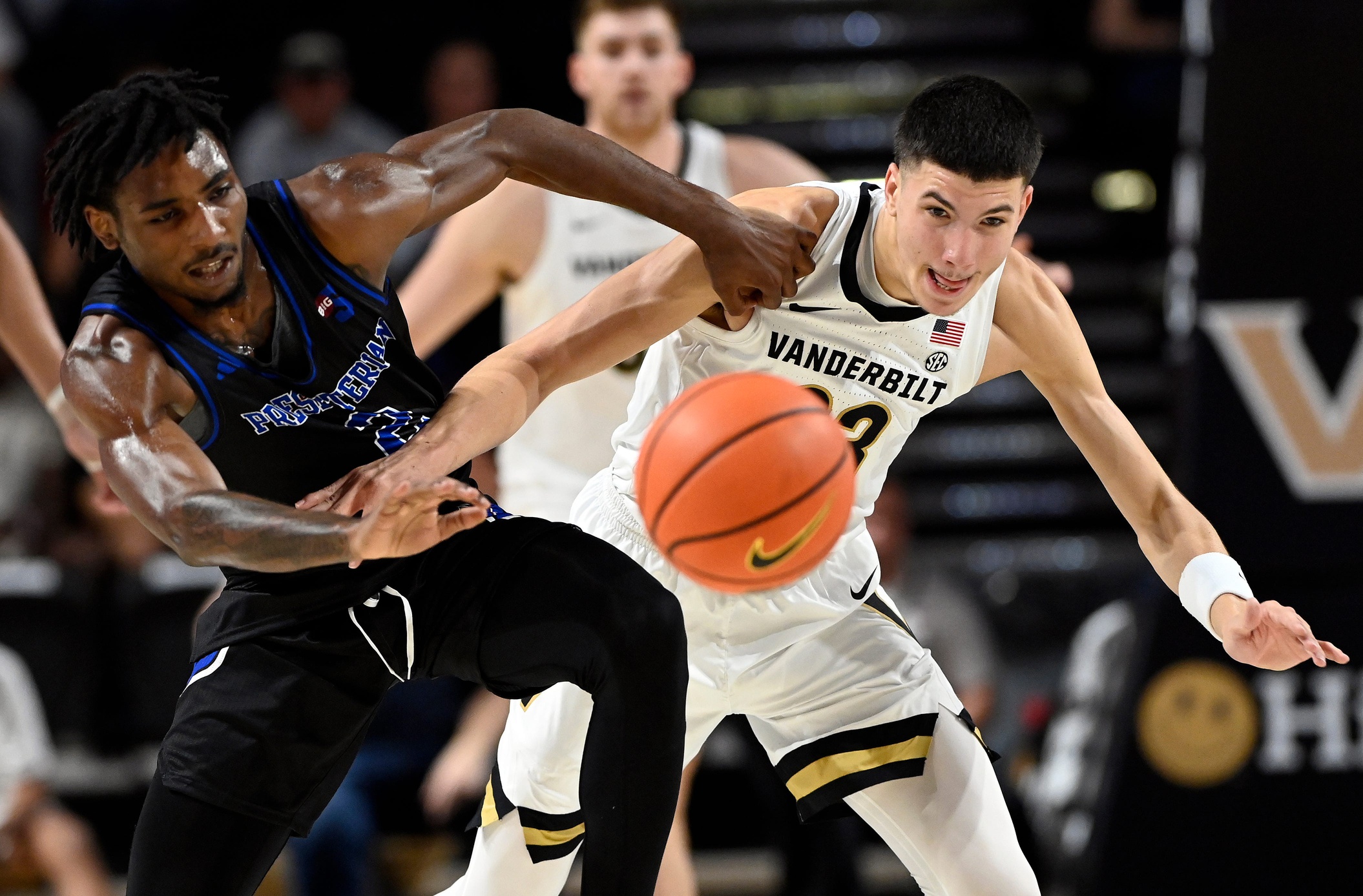 college basketball picks Samage Teel Presbyterian Blue Hose predictions best bet odds