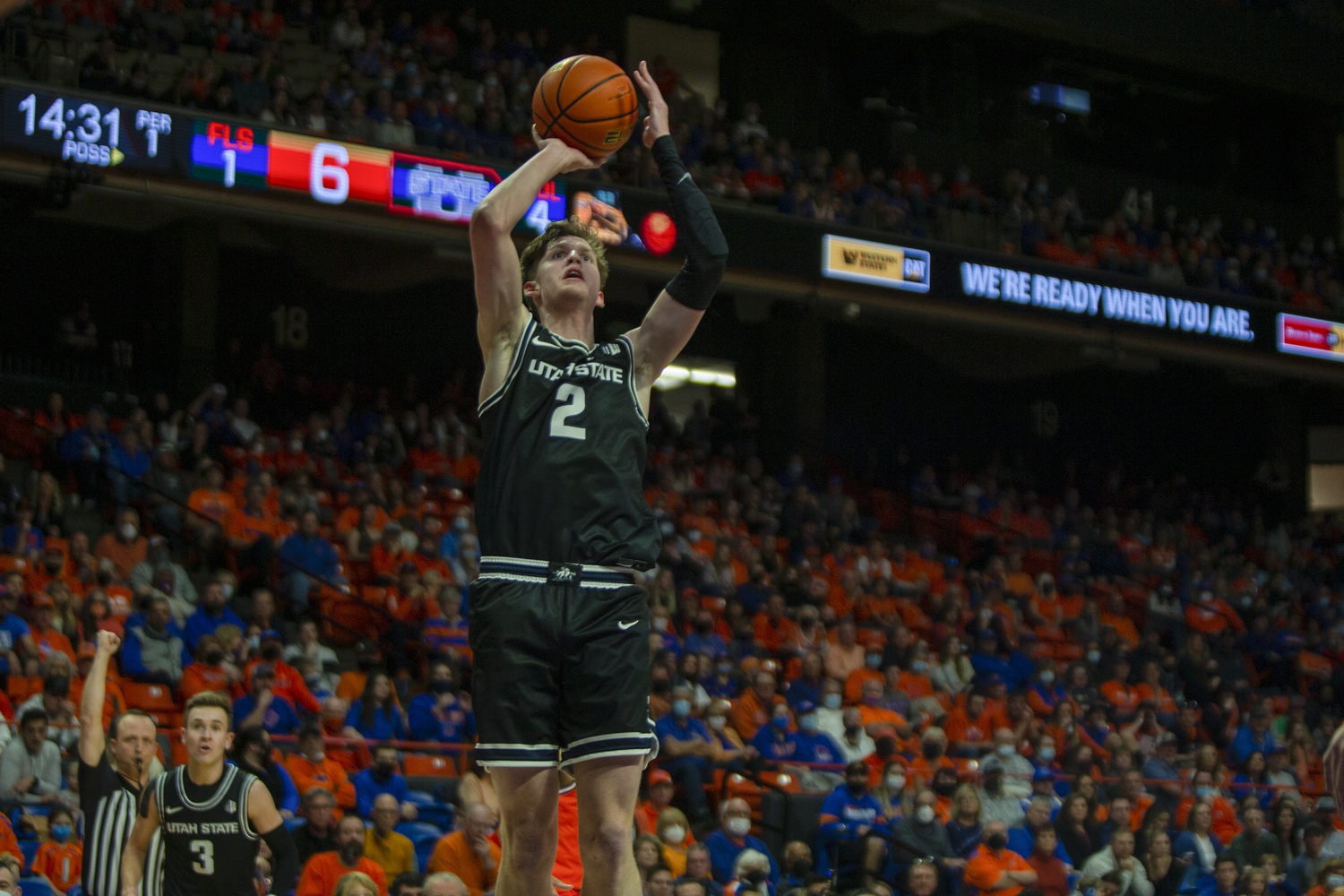 college basketball picks Sean Bairstow Utah State Aggies predictions best bet odds