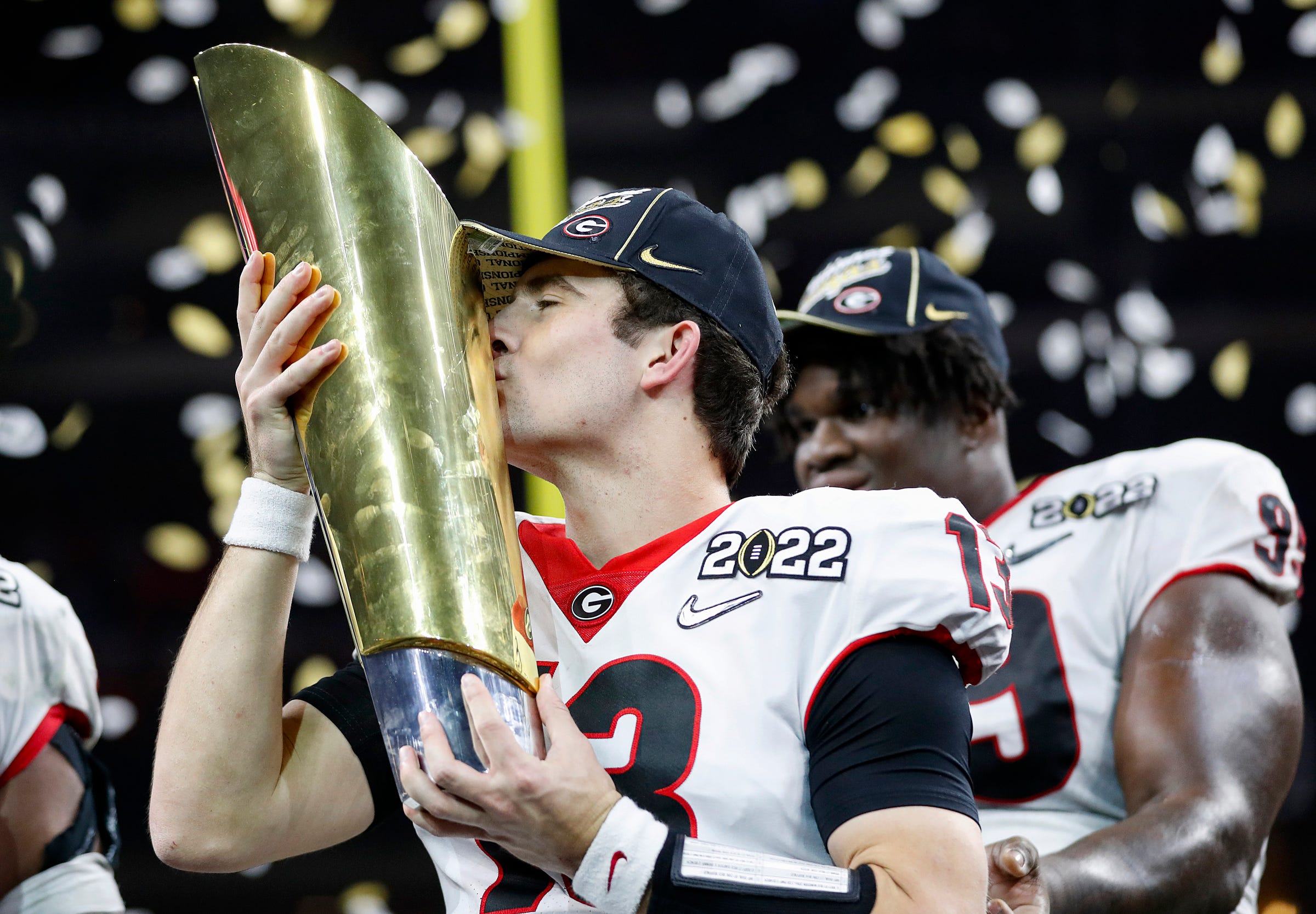 College football odds and predictions for Top Games of the season Stetson Bennett Georgia Bulldogs