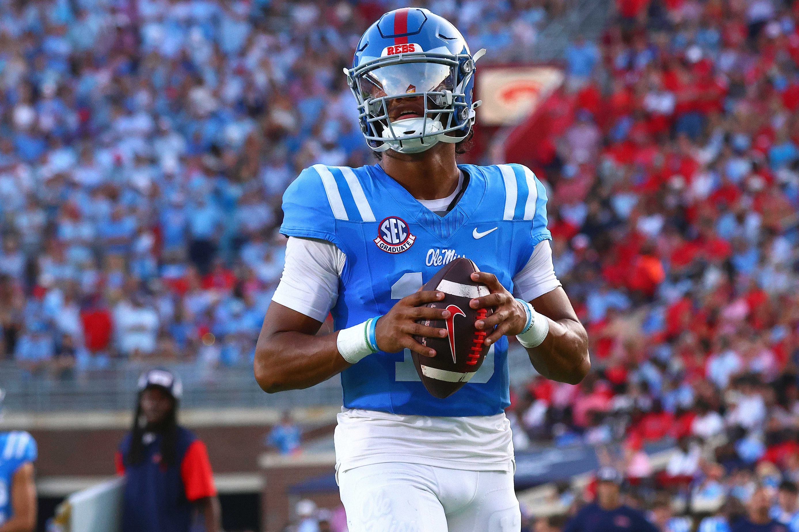 college football picks Austin Simmons Ole Miss Rebels predictions best bet odds