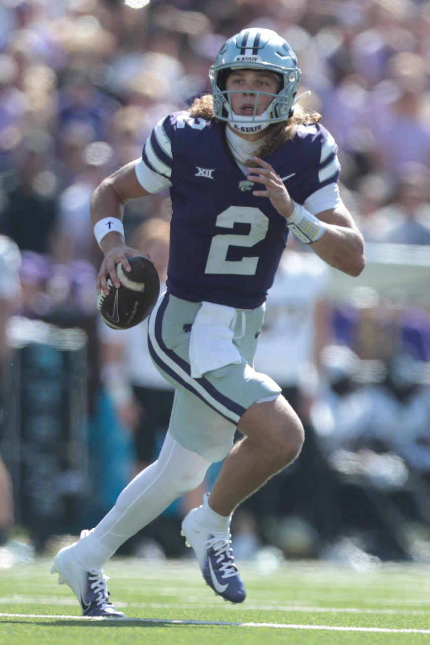 college football picks Avery Johnson Kansas State Wildcats predictions best bet odds