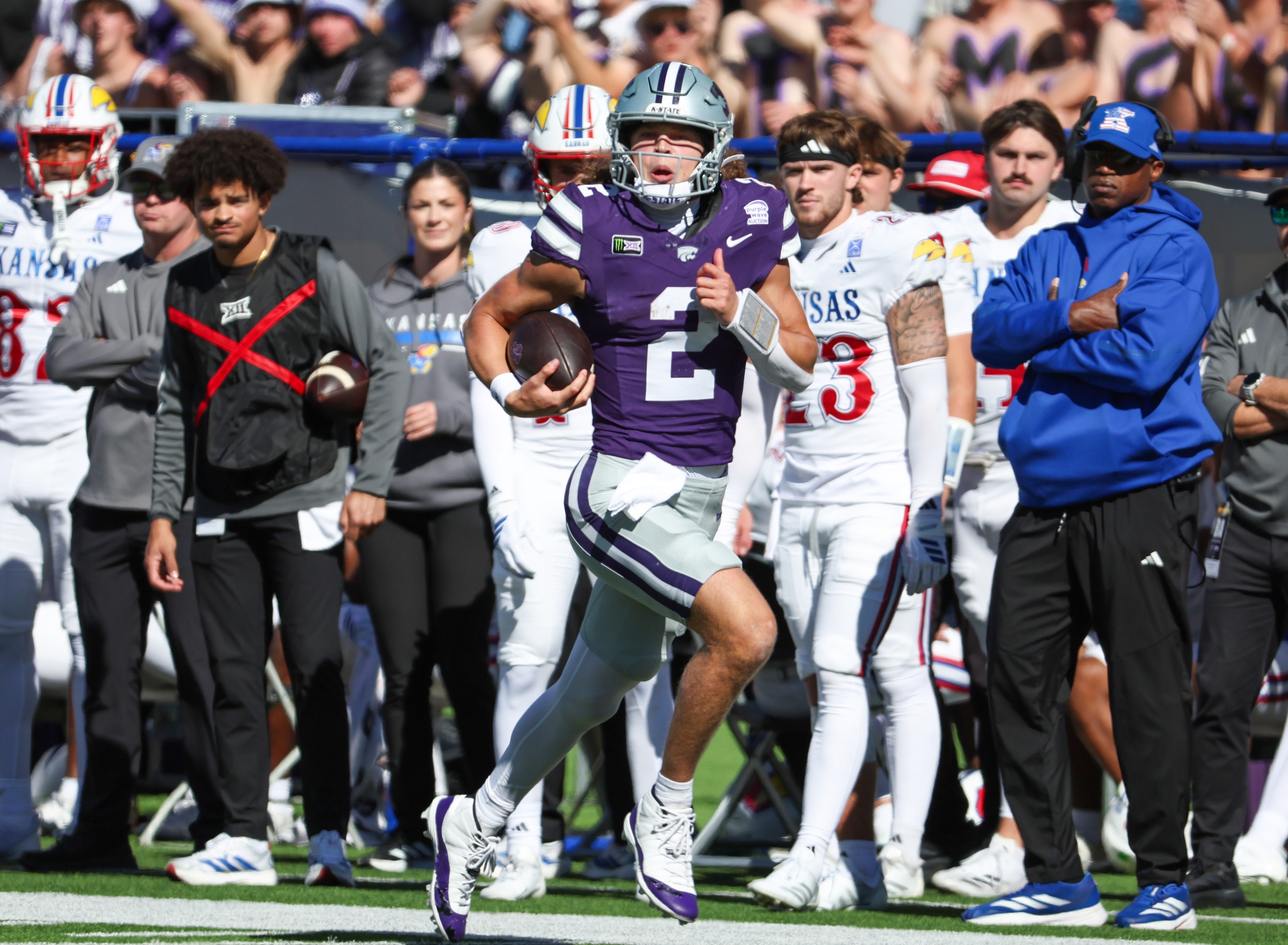 college football picks Avery Johnson Kansas State Wildcats predictions best bet odds