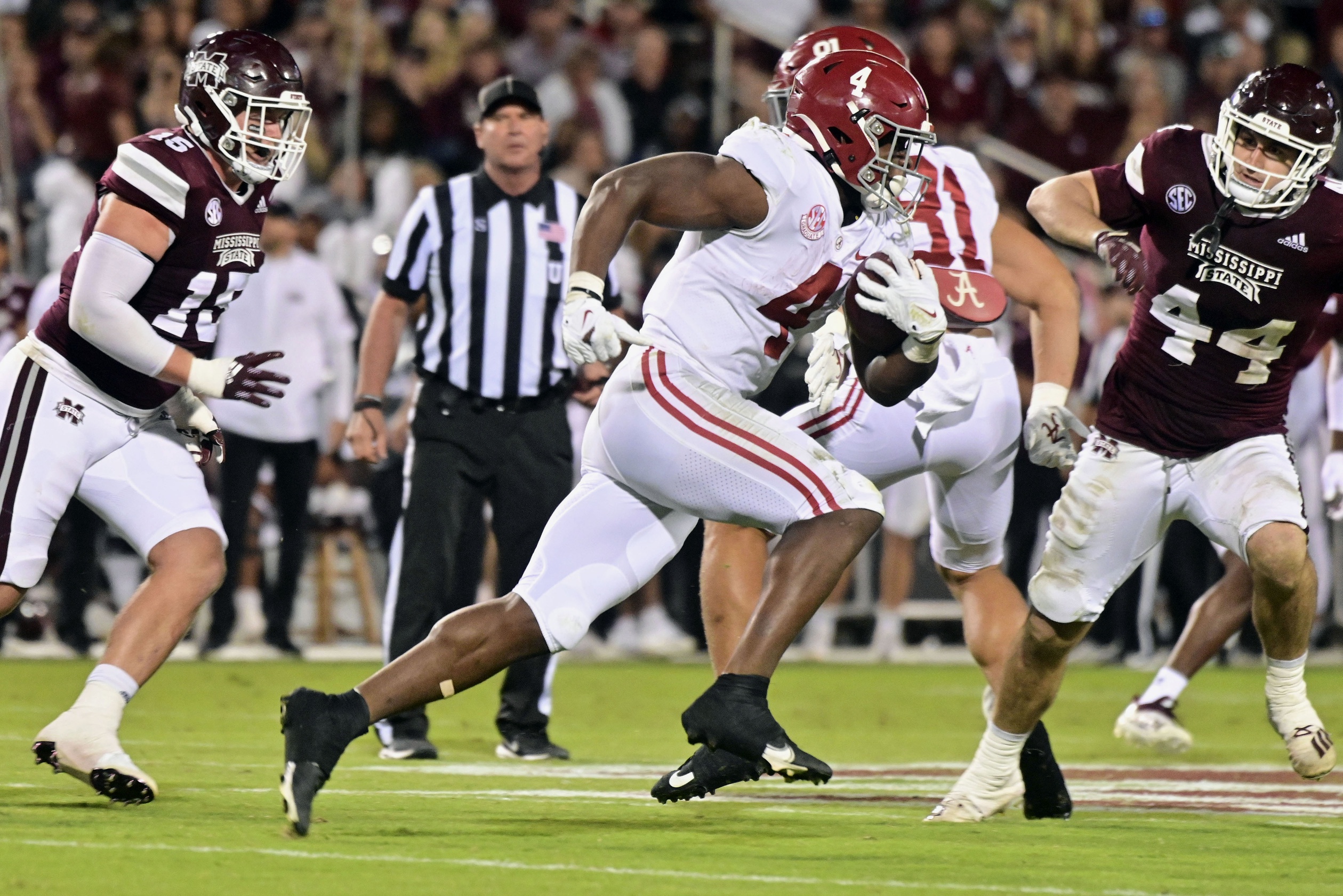 college football picks Brian Robinson alabama crimson tide predictions best bet odds