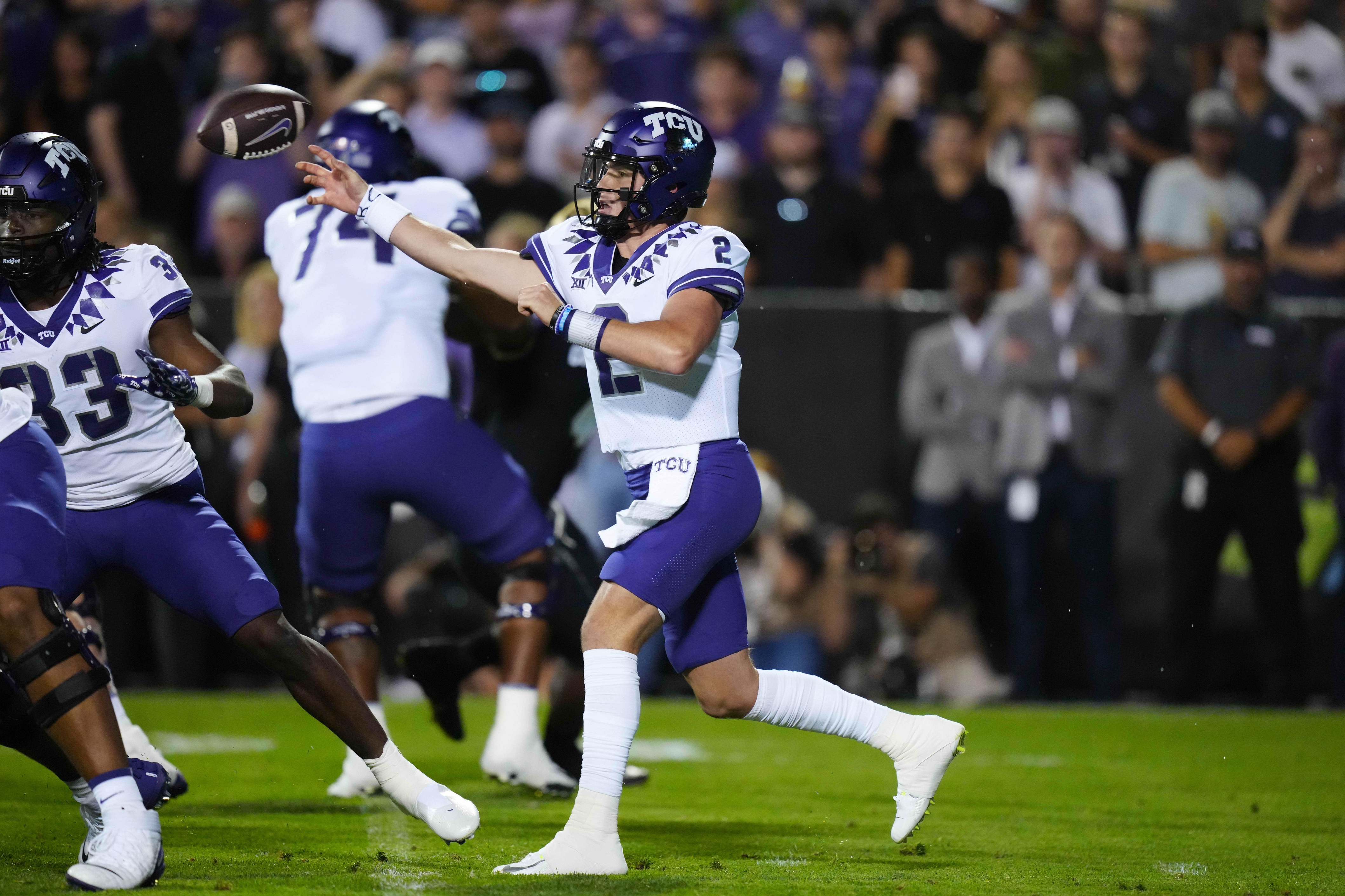 college football picks Chandler Morris tcu horned frogs predictions best bet odds