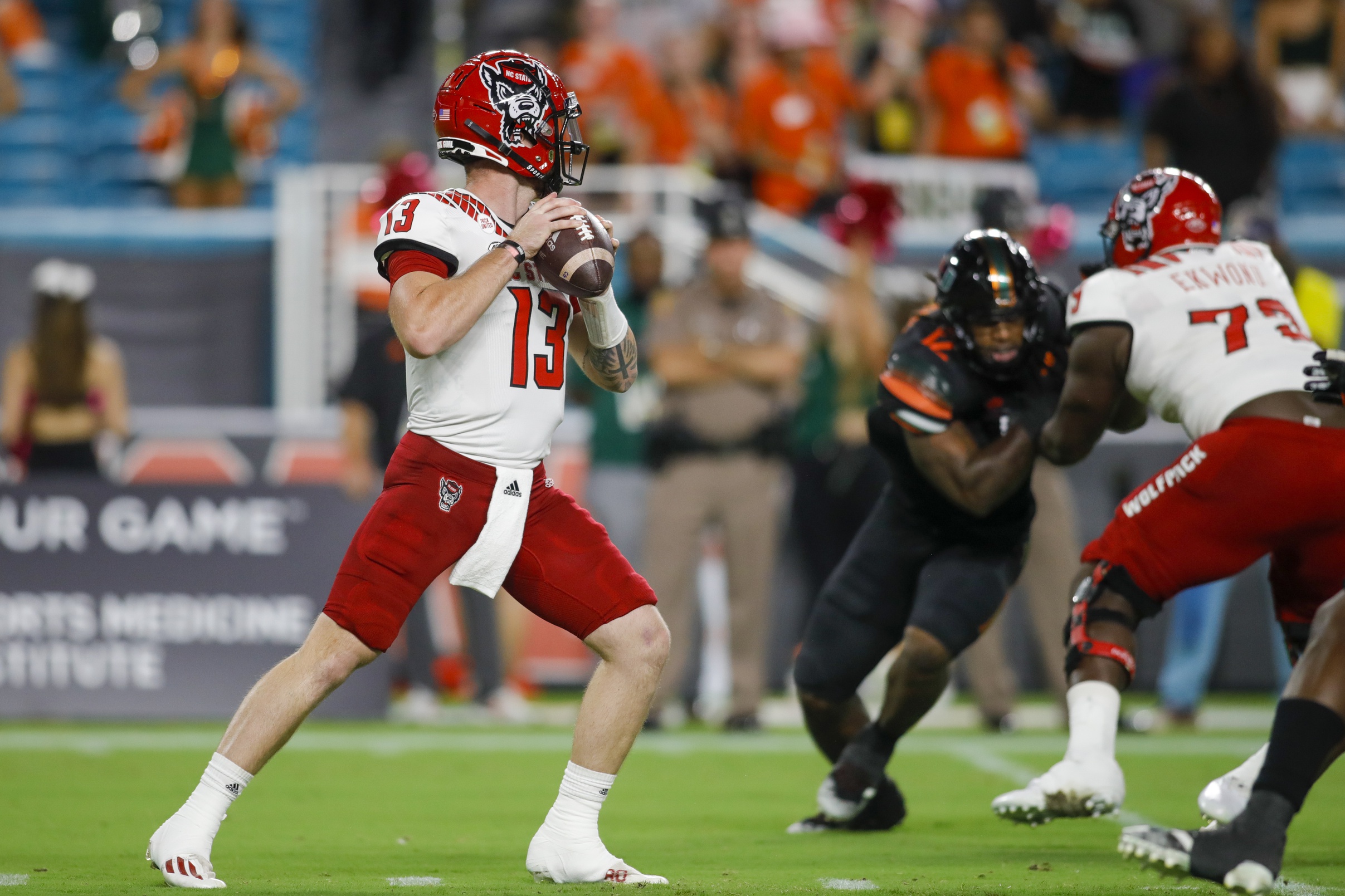 college football picks Devin Leary NC State Wolfpack predictions best bet odds