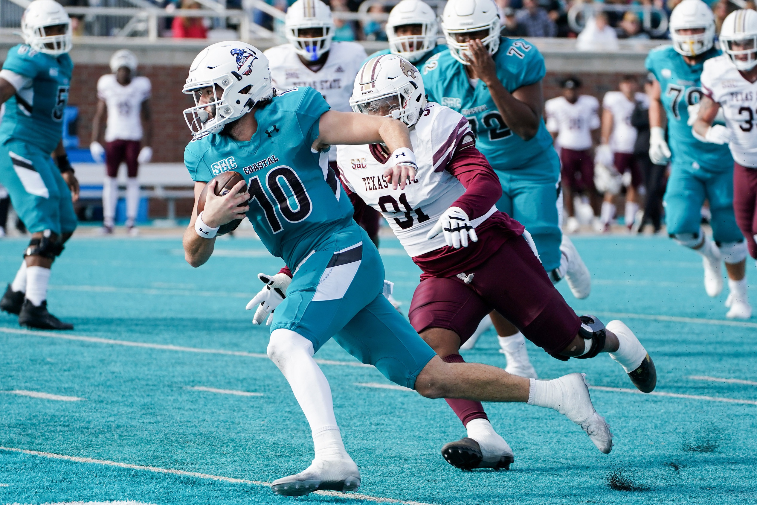 college football picks Grayson McCall coastal carolina chanticleers predictions best bet odds