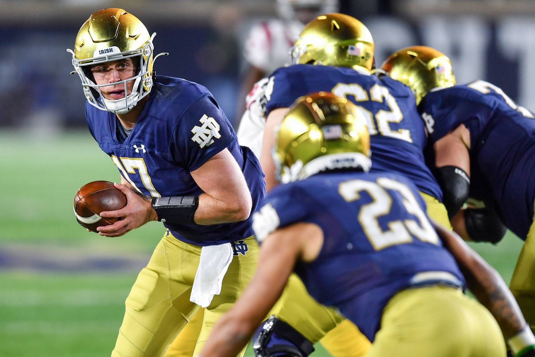college football picks Jack Coan notre dame fighting irish predictions best bet odds