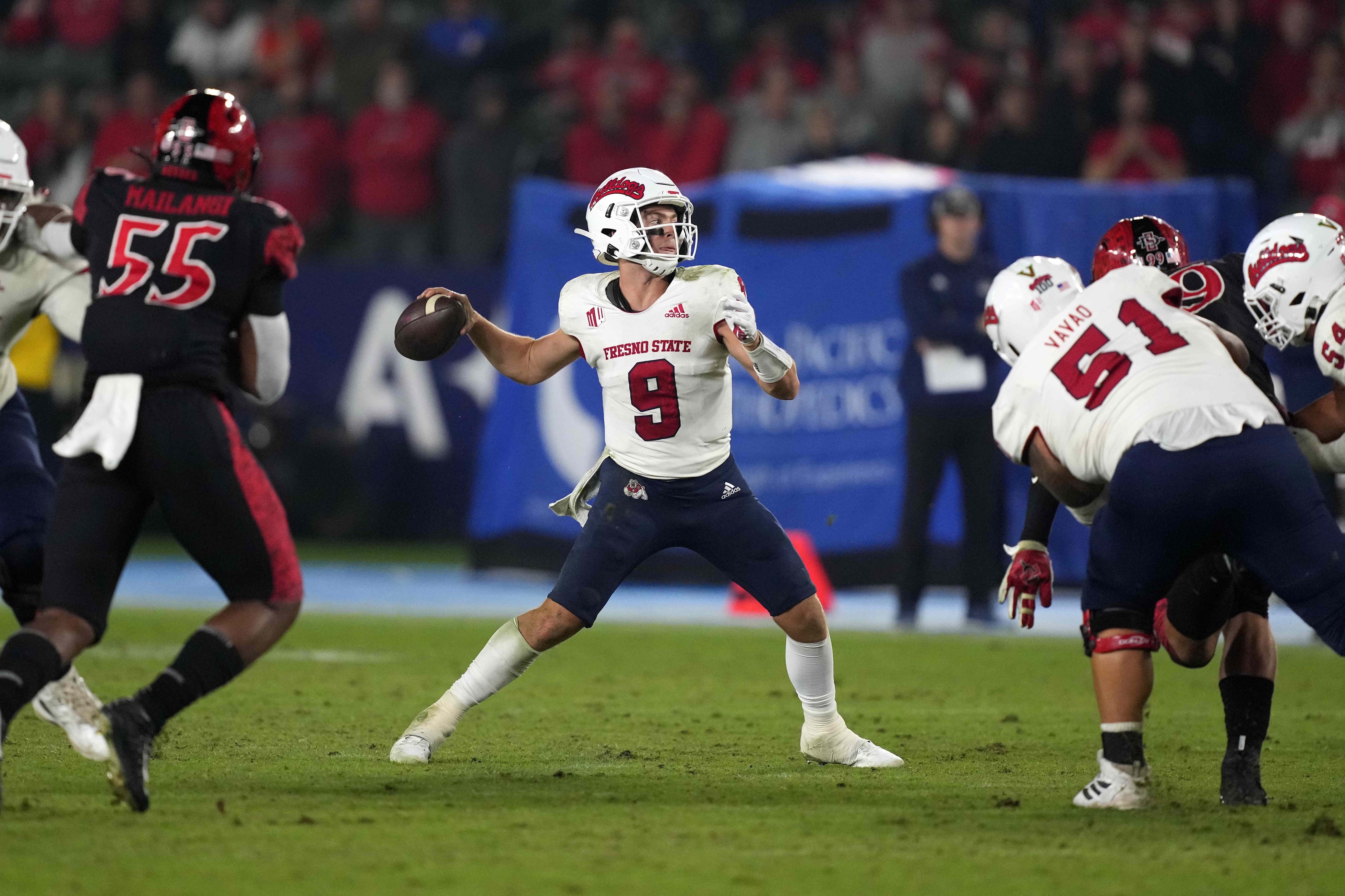 college football picks Jake Haener fresno state bulldogs predictions best bet odds