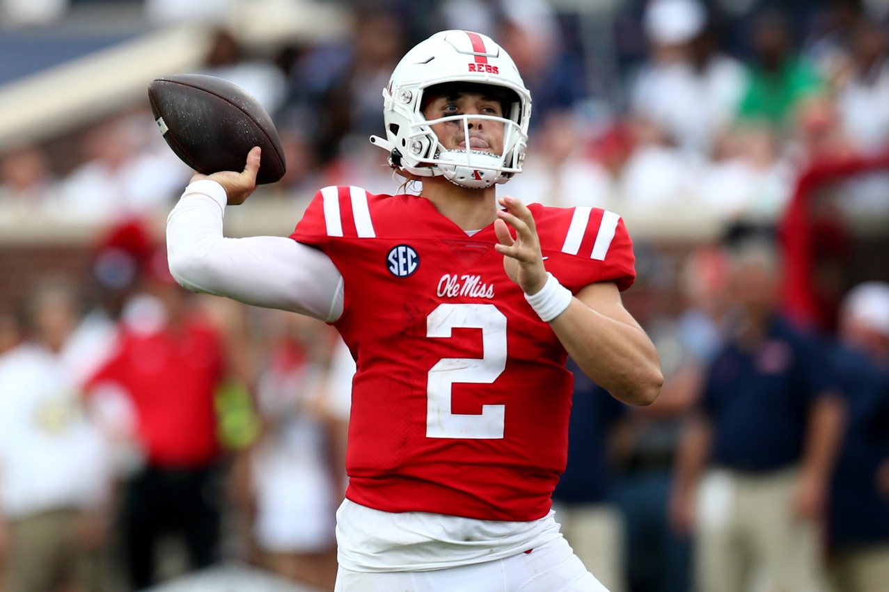college football picks Jaxson Dart Ole Miss Rebels predictions best bet odds