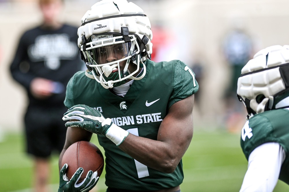 college football picks Jayden Reed michigan state spartans predictions best bet odds