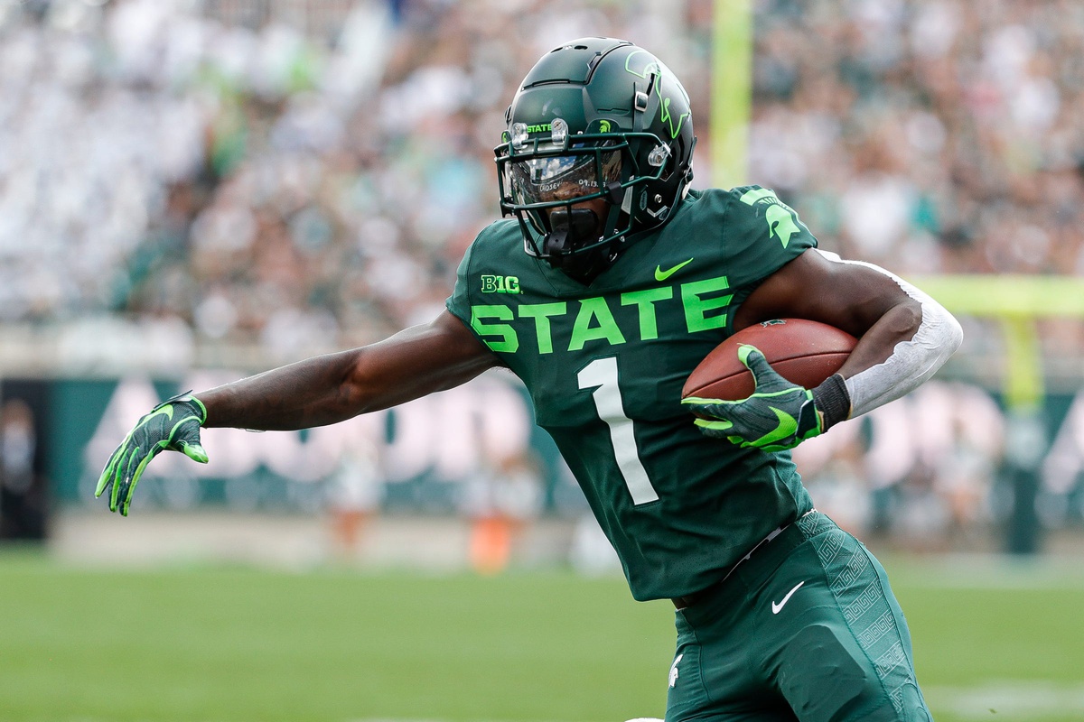 college football picks Jayden Reed michigan state spartans predictions best bet odds