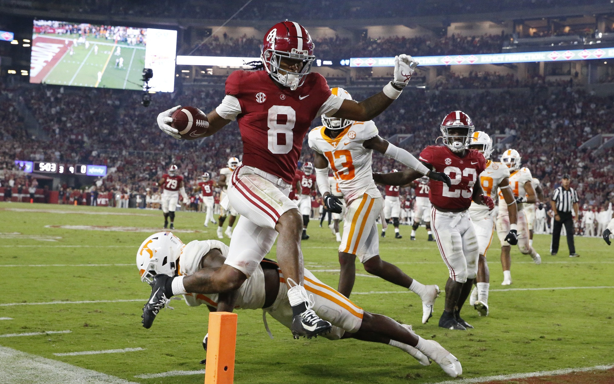 college football picks John Metchie alabama crimson tide predictions best bet odds