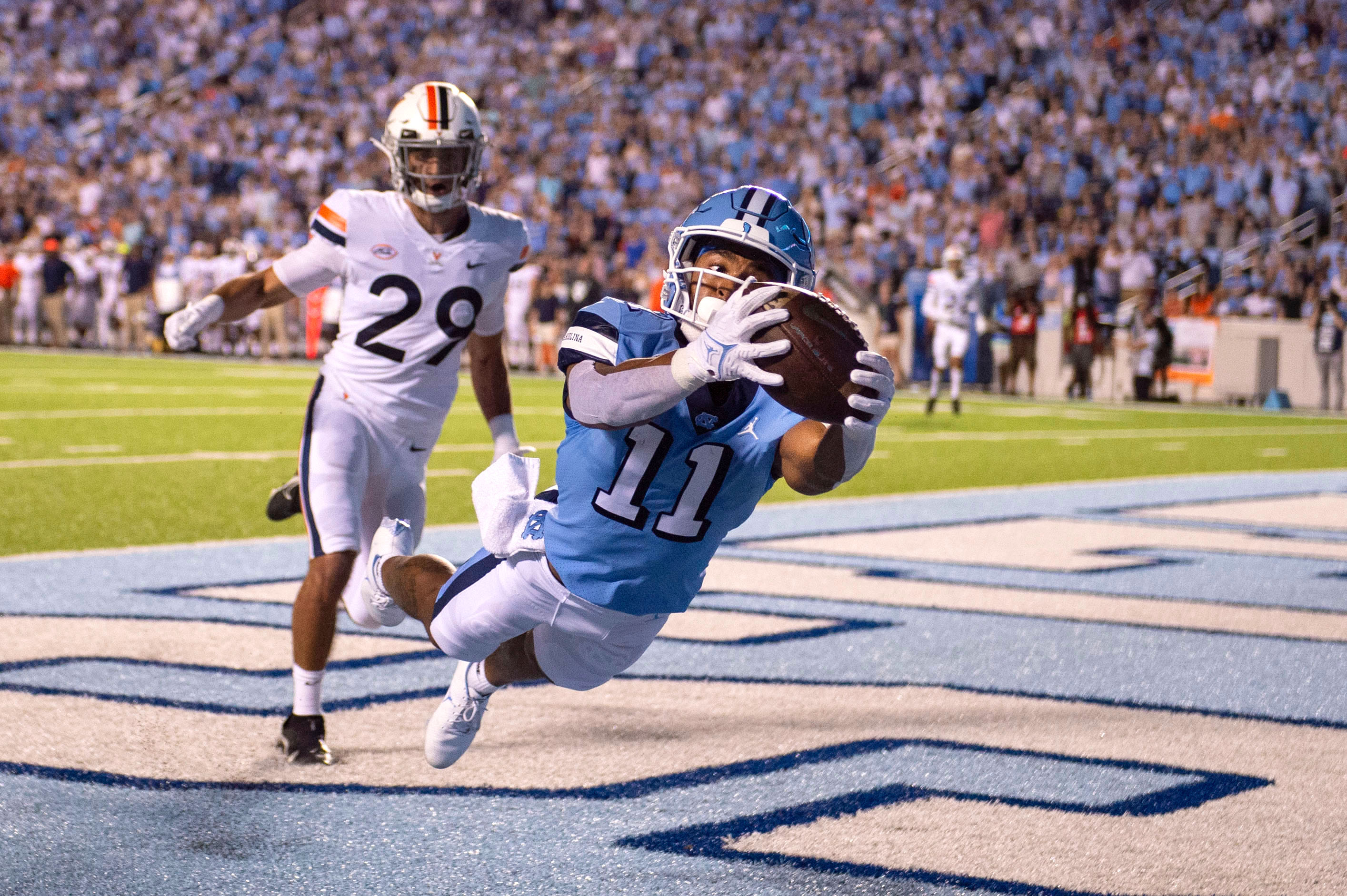 college football picks Josh Downs north carolina tar heels predictions best bet odds
