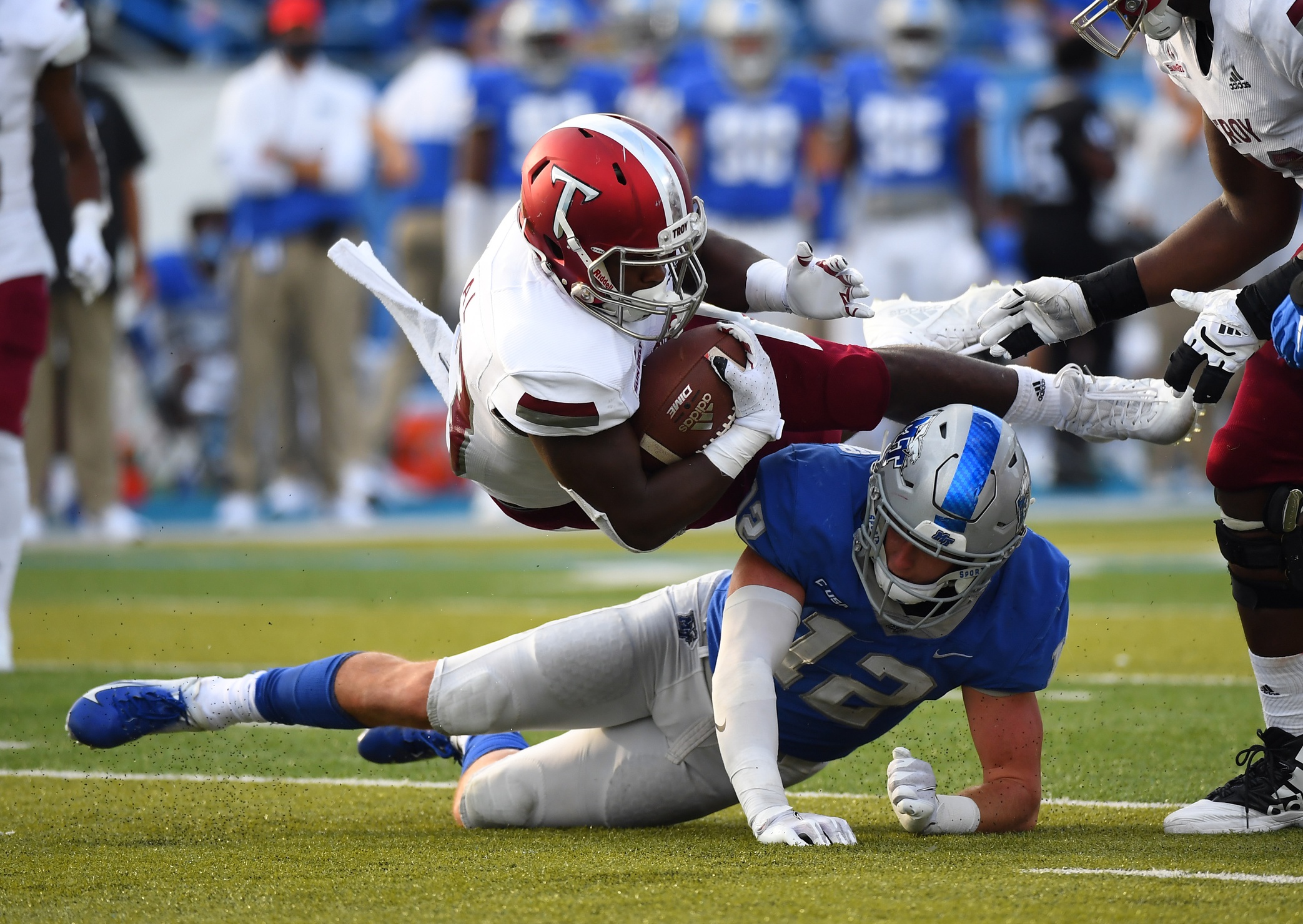 college football picks Kimani Vidal troy trojans predictions best bet odds