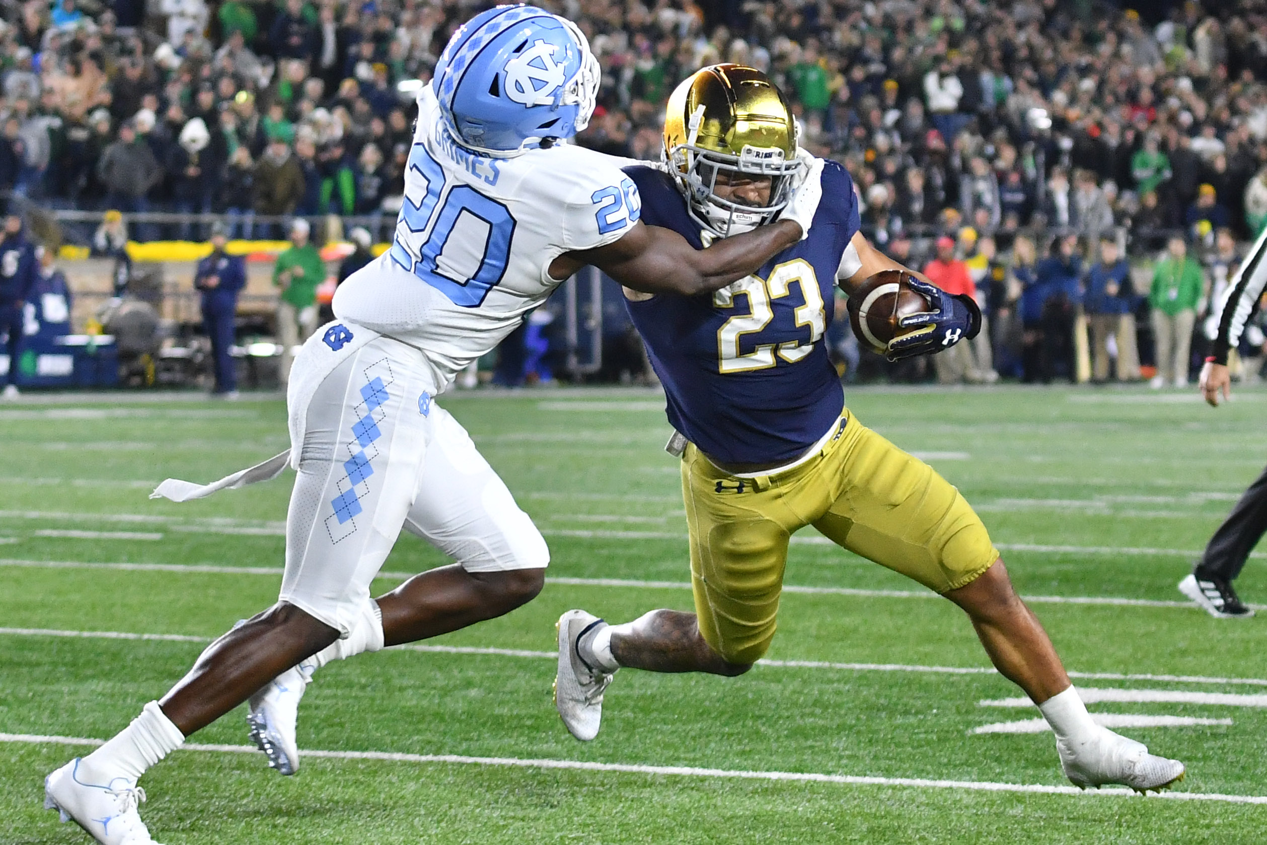 college football picks Kyren Williams notre dame fighting irish predictions best bet odds