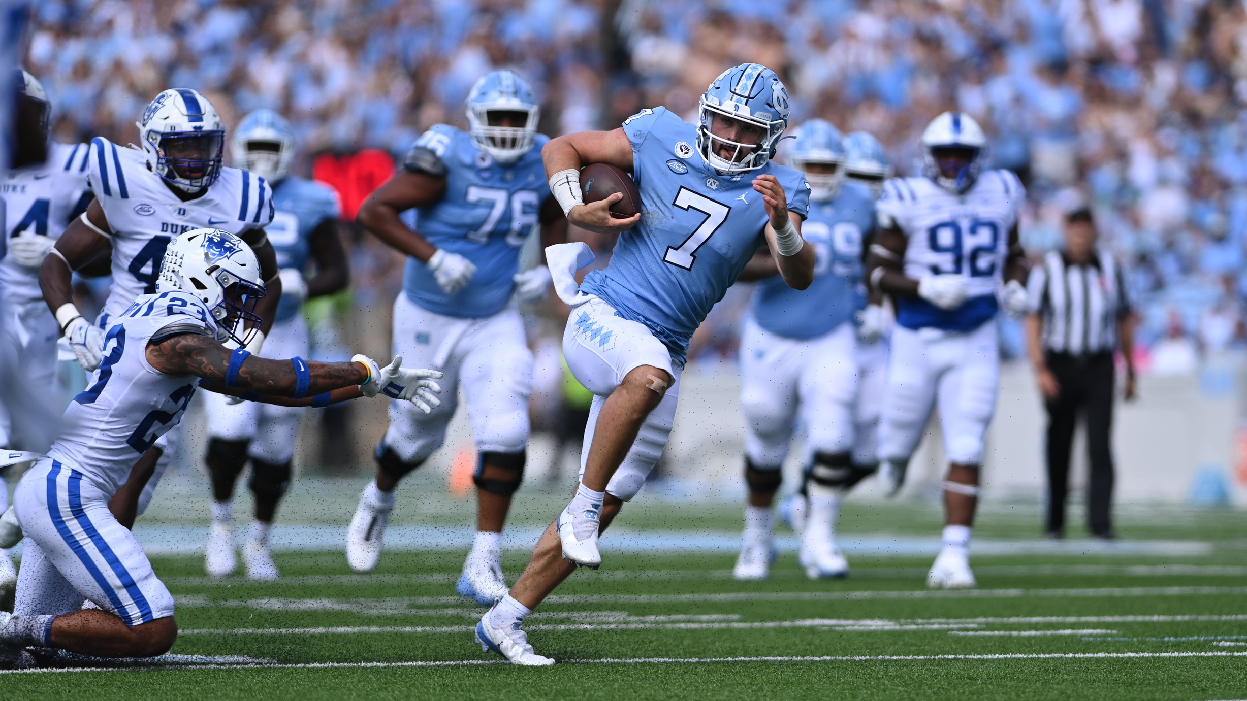college football picks Sam Howell north carolina tar heels predictions best bet odds