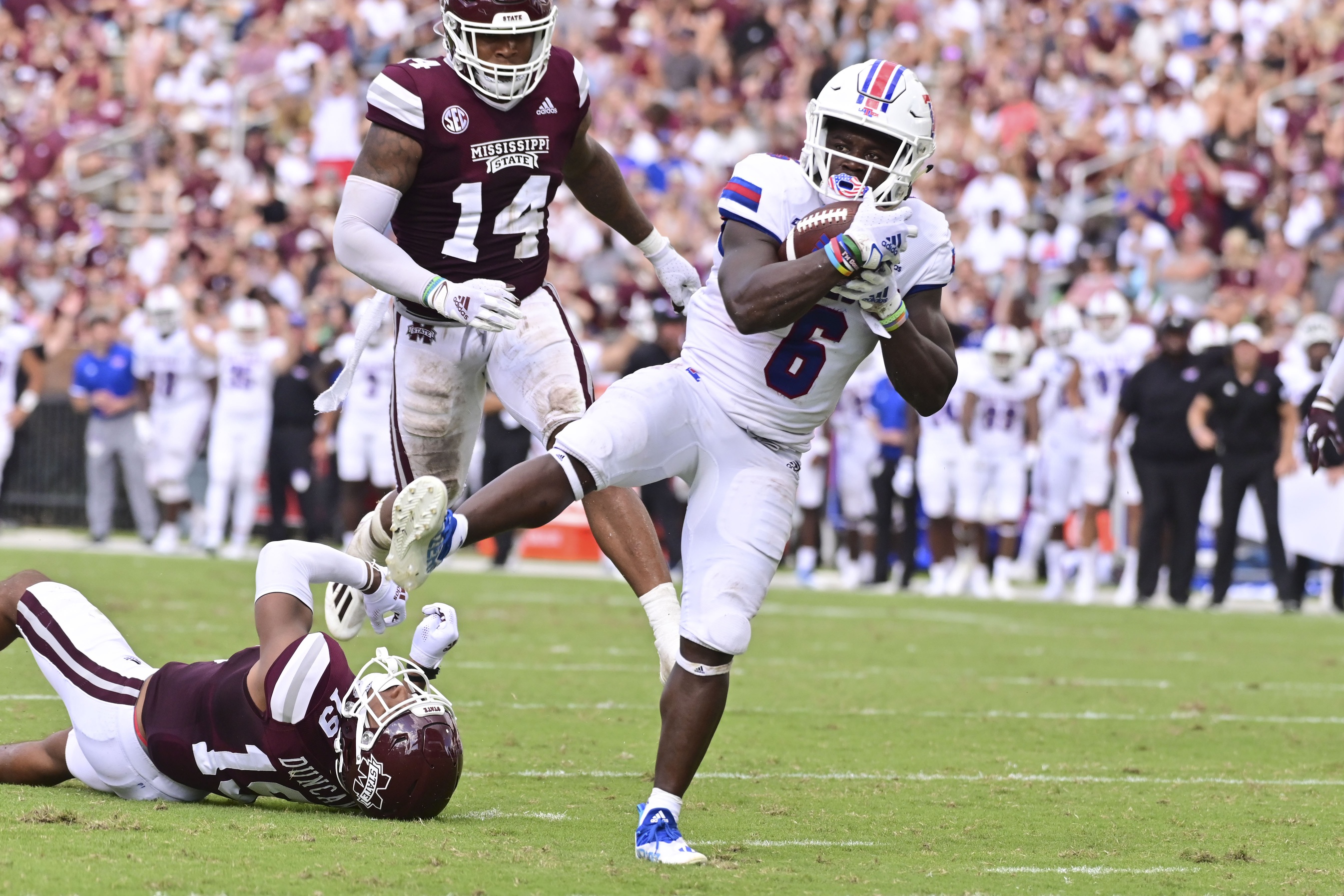 college football picks Smoke Harris louisiana tech bulldogs predictions best bet odds
