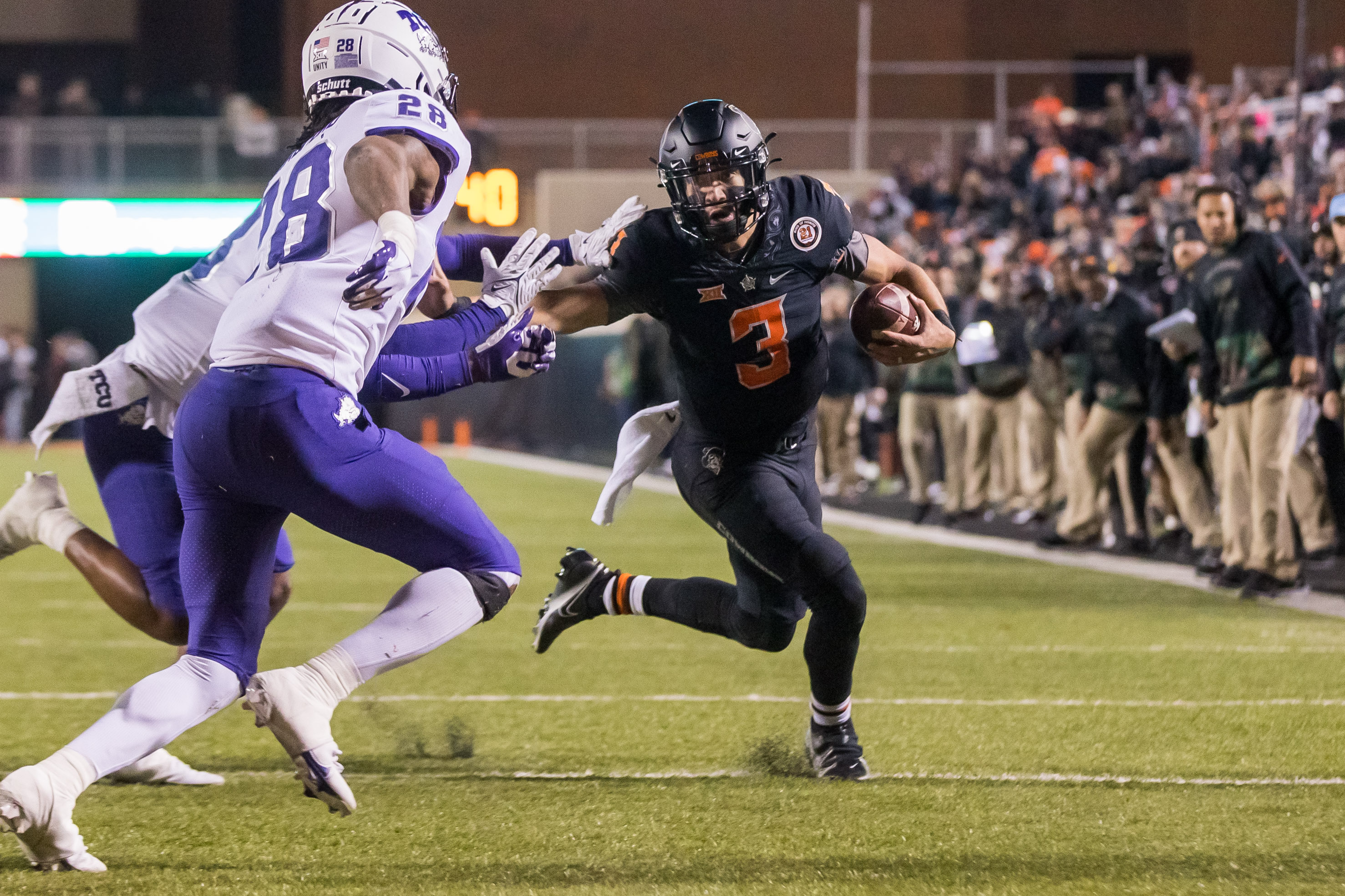 college football picks Spencer Sanders oklahoma state cowboys predictions best bet odds