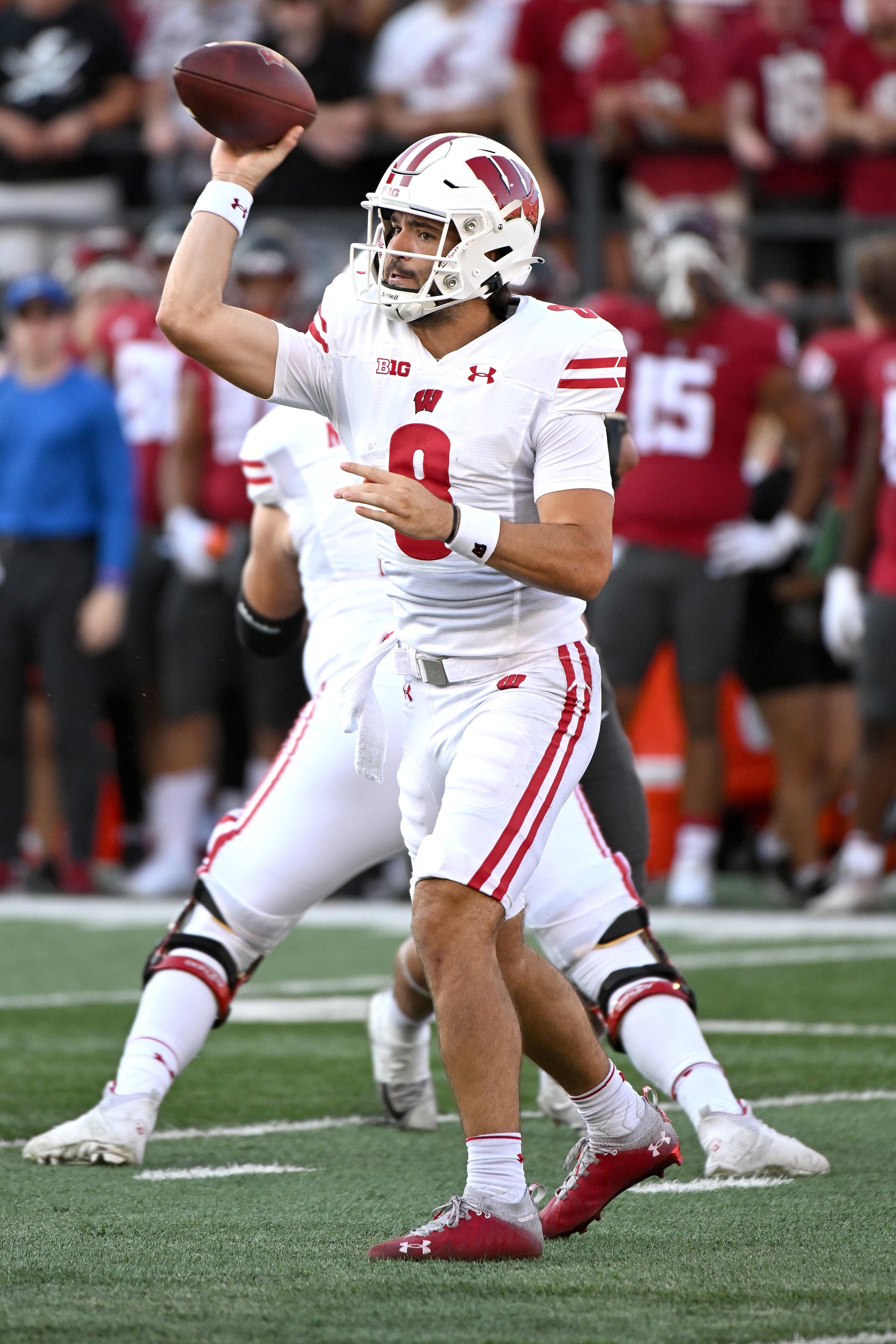 college football picks Tanner Mordecai Wisconsin Badgers predictions best bet odds