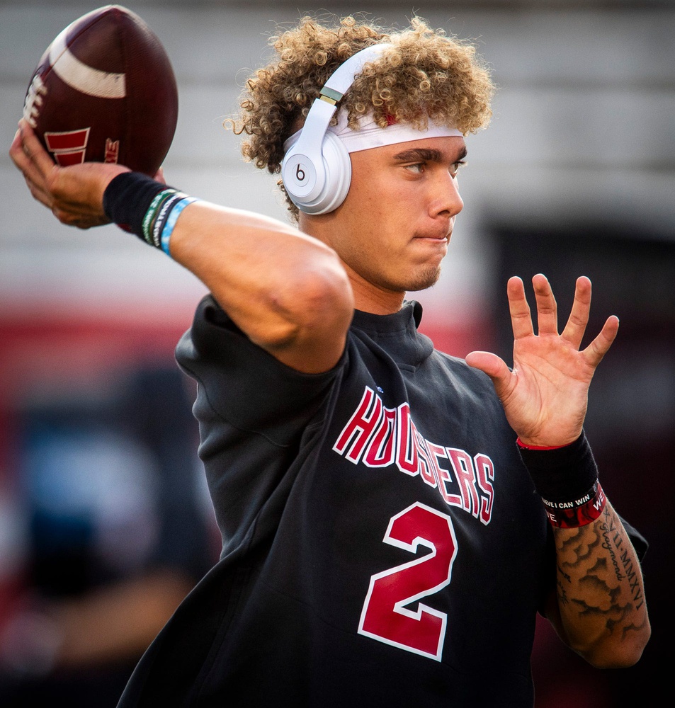 college football picks Tayven Jackson Indiana Hoosiers predictions best bet odds