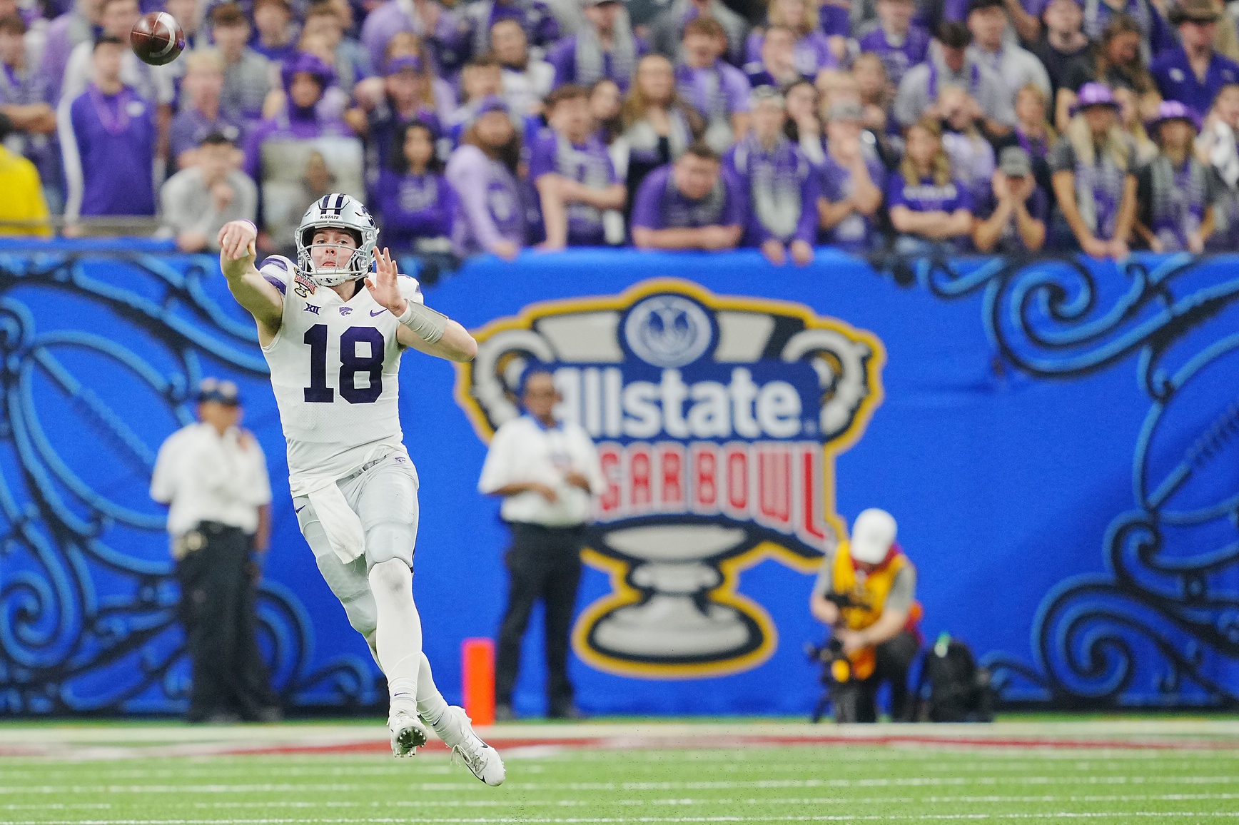 college football picks Will Howard Kansas State Wildcats predictions best bet odds