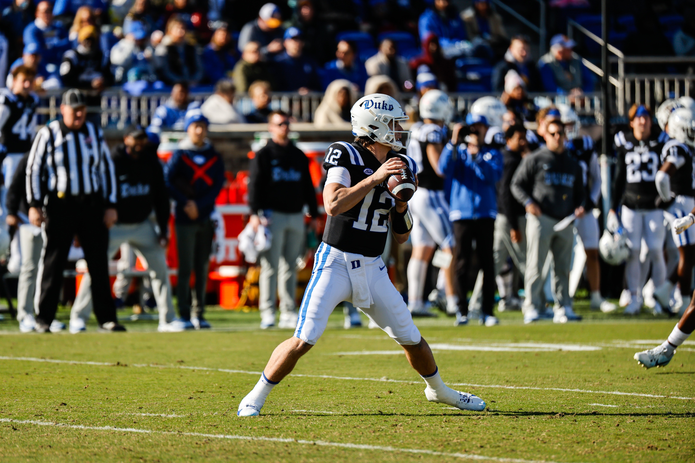 College football totals picks for bowl games Grayson Loftis Duke Blue Devils