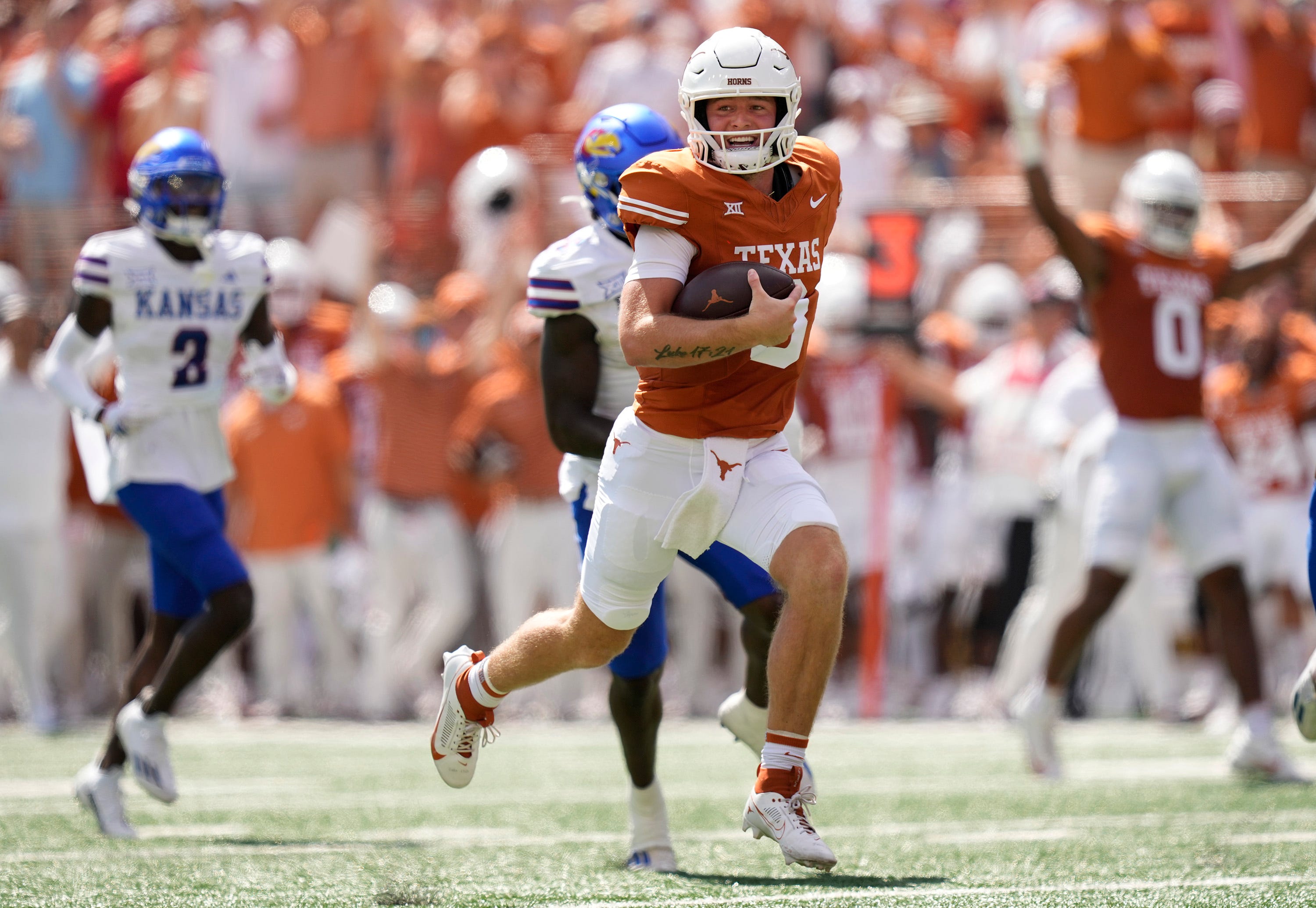 College football totals picks Championship Week Quinn Ewers Texas