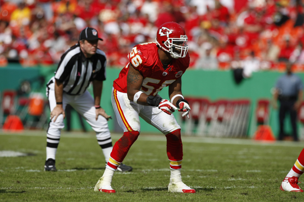 Kansas City Chiefs linebacker Derrick Johnson.