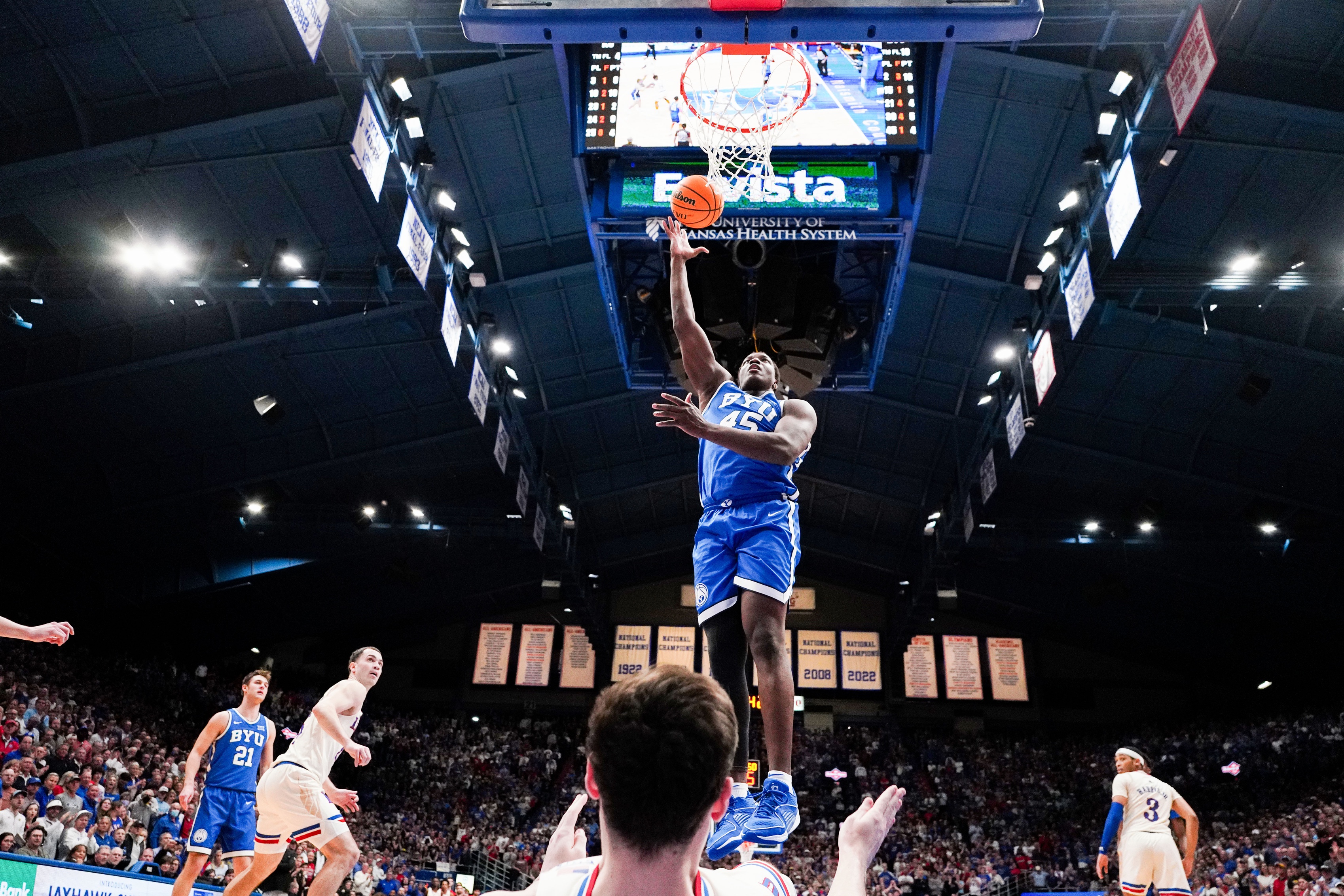 Expert college basketball handicapping roundup and Saturday free pick Fousseyni Traore BYU Cougars