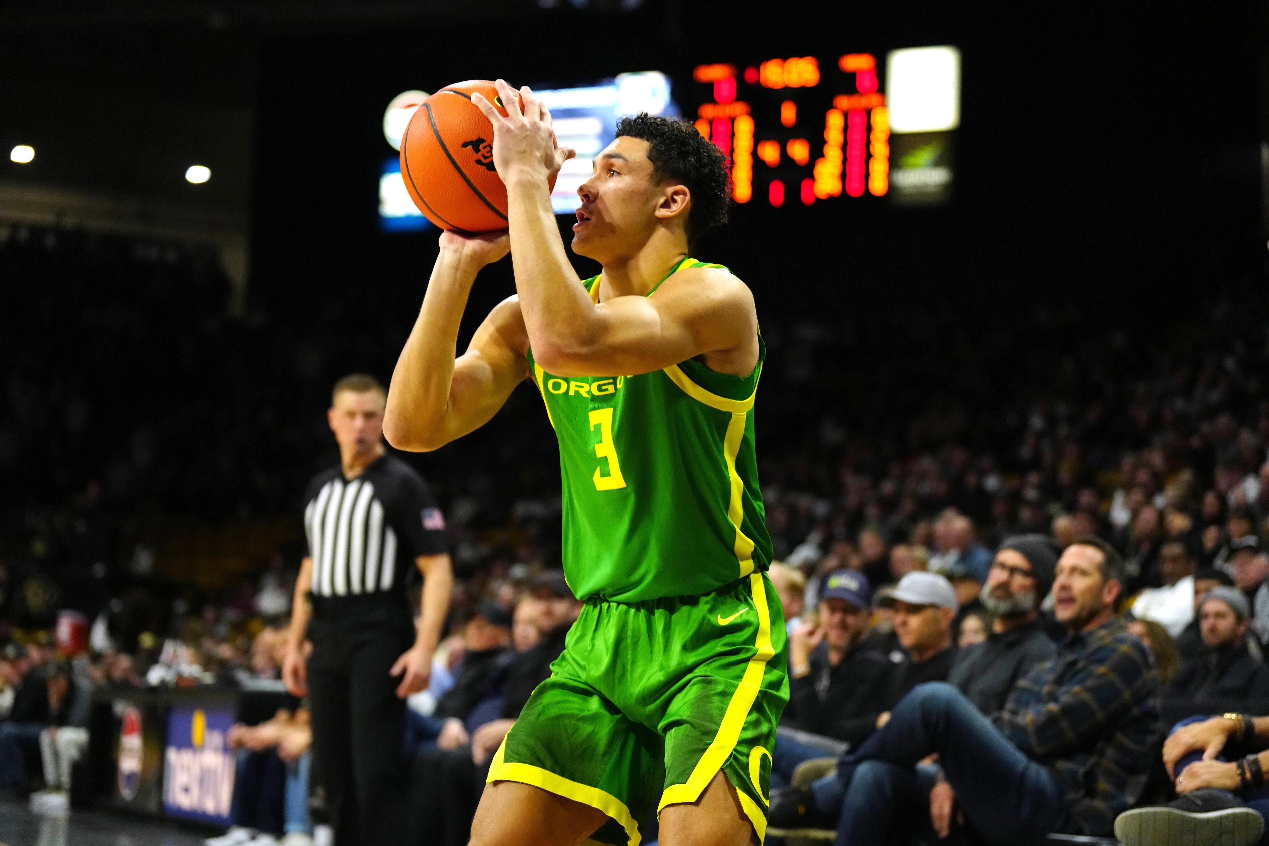 Expert college basketball handicapping roundup and Saturday free pick Jackson Shelstad Oregon