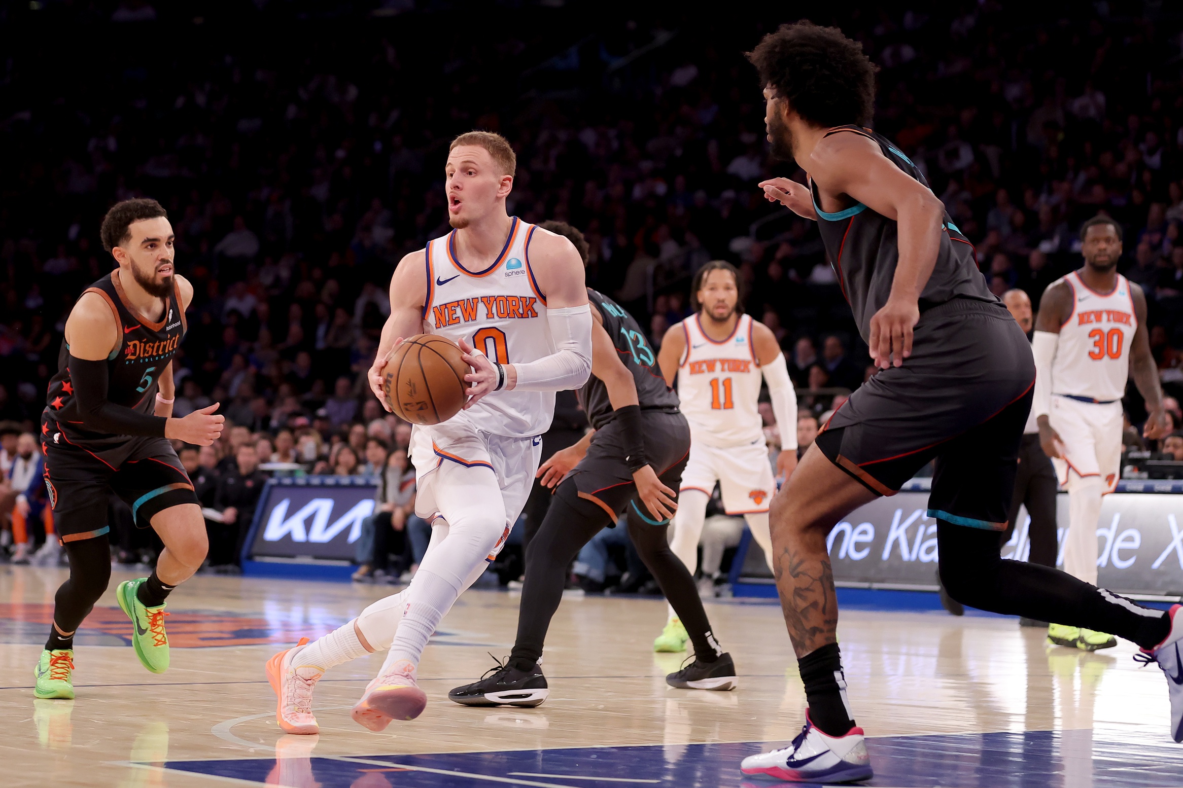 Free NBA picks New York Knicks vs Charlotte Hornets Donte DiVincenzo