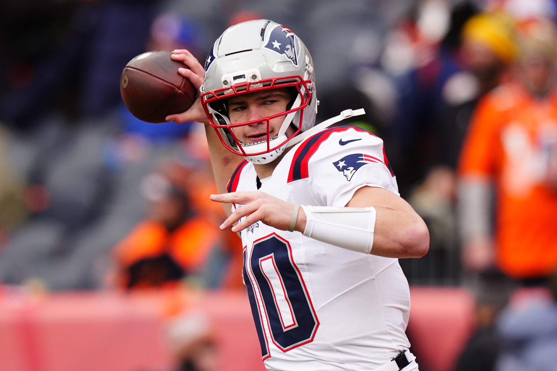 Free Super Bowl picks ATS side and total Drake Maye New England Patriots