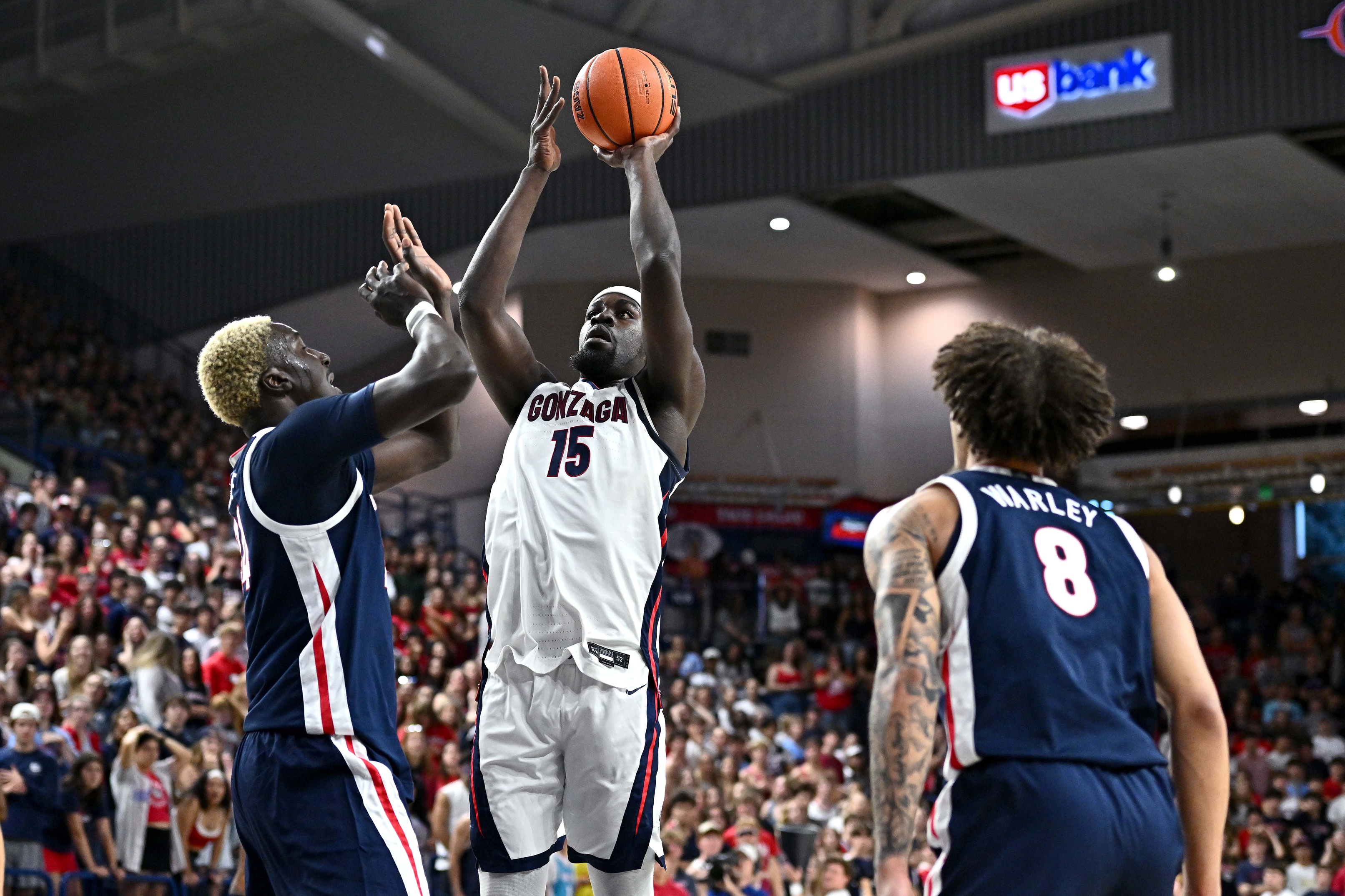 Gonzaga Bulldogs basketball predictions Graham Ike