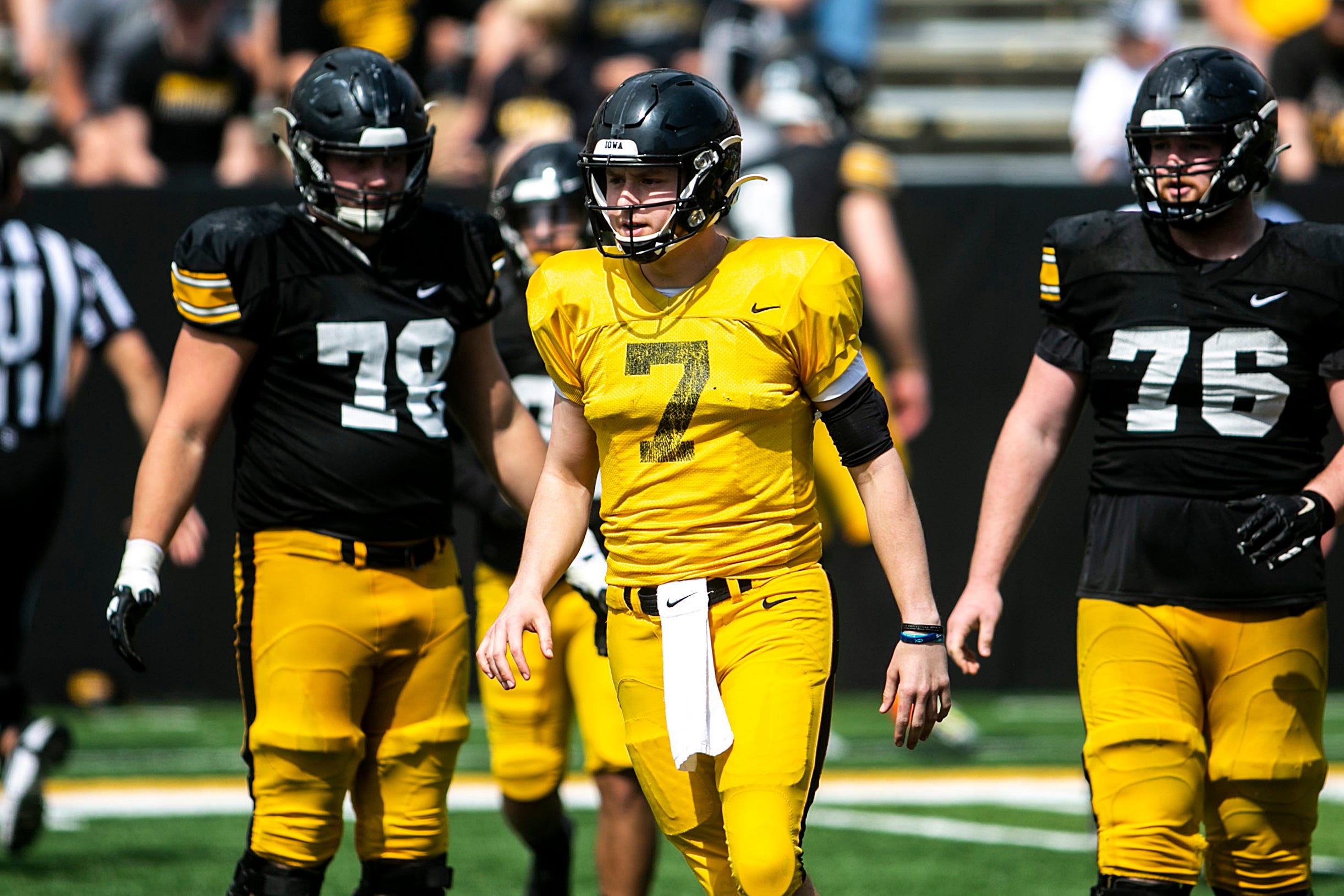 Iowa Hawkeyes football predictions Spencer Petras