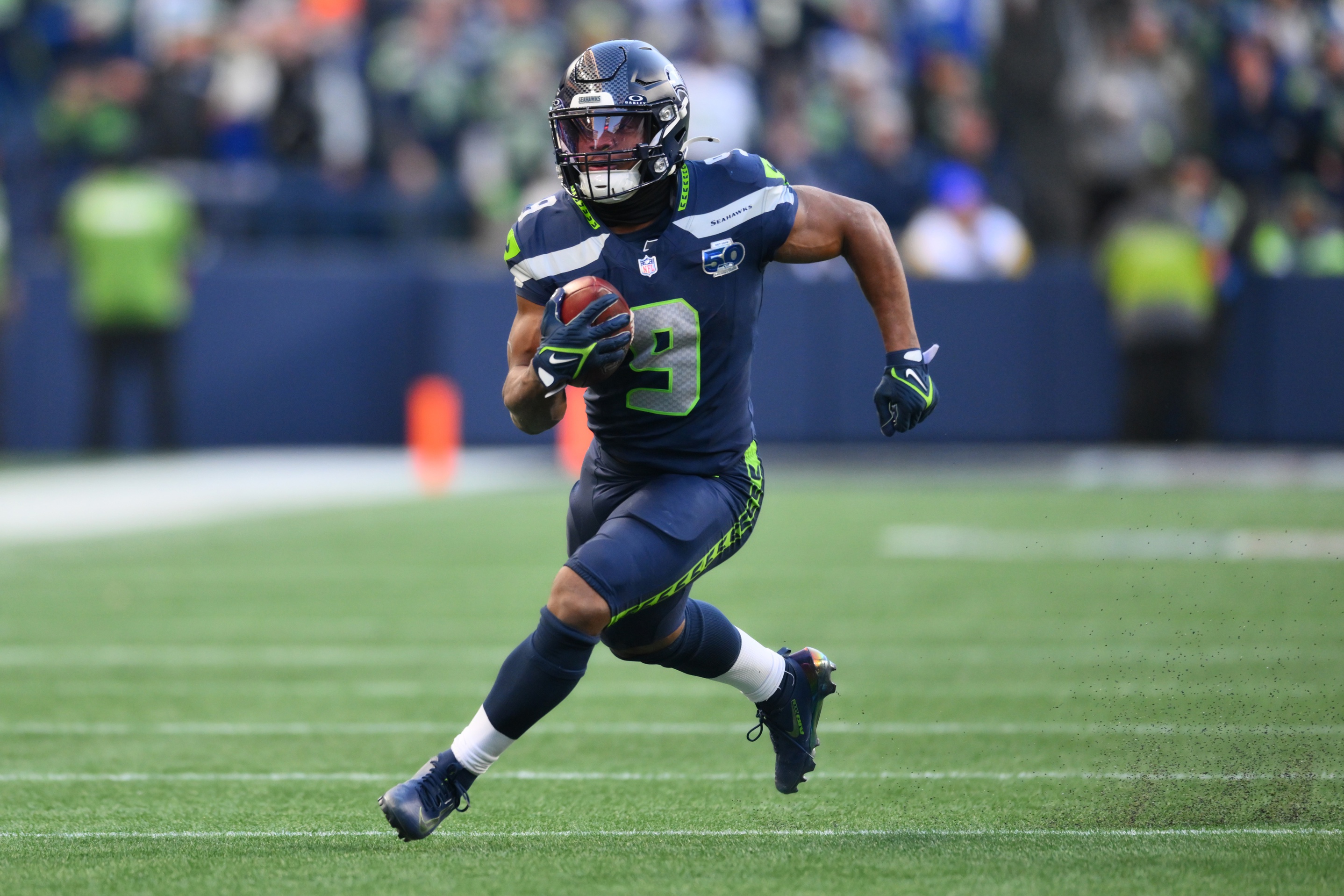 Kenneth Walker III Super Bowl props predictions