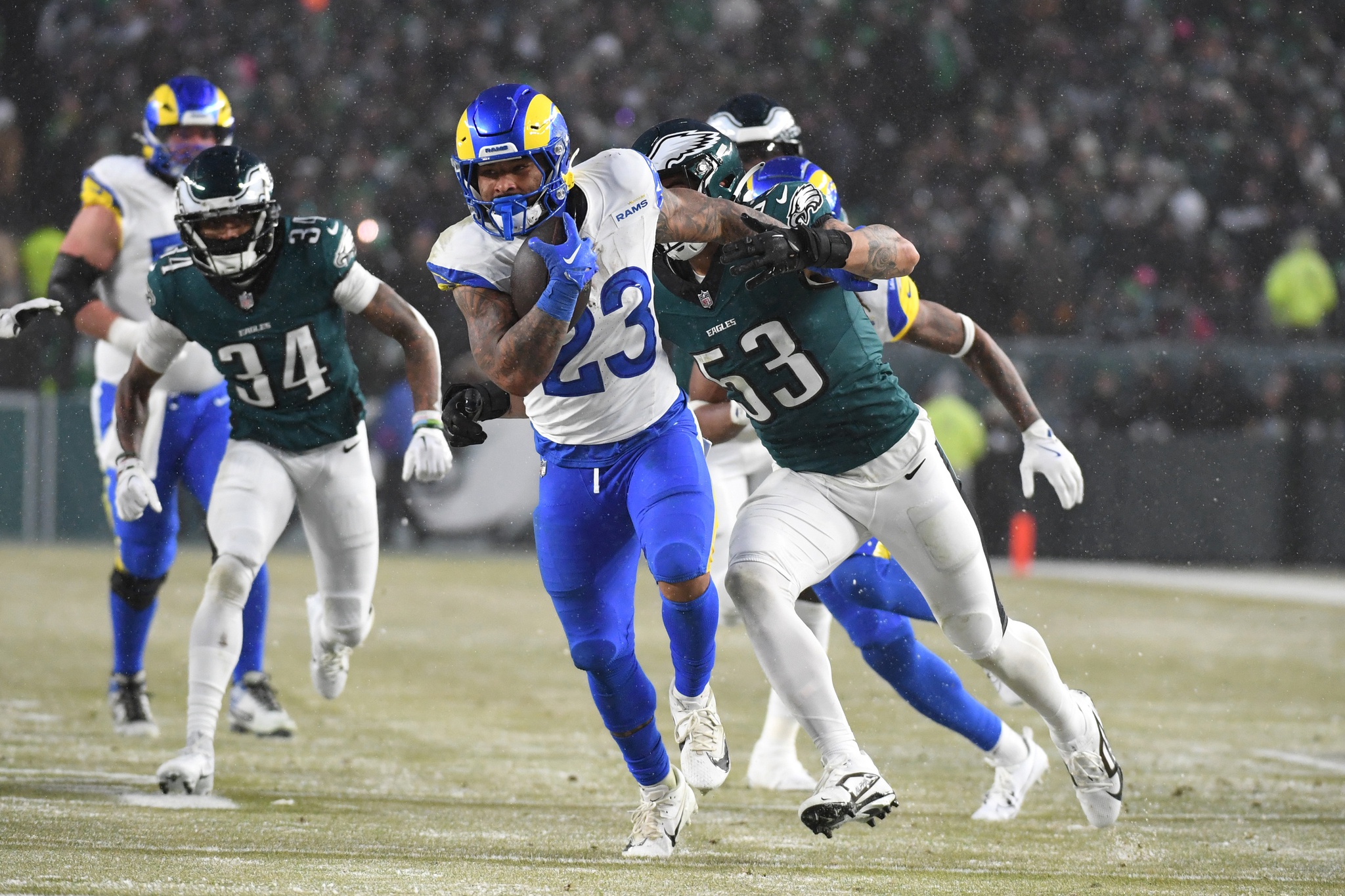 Los Angeles Rams season win total picks Kyren Williams