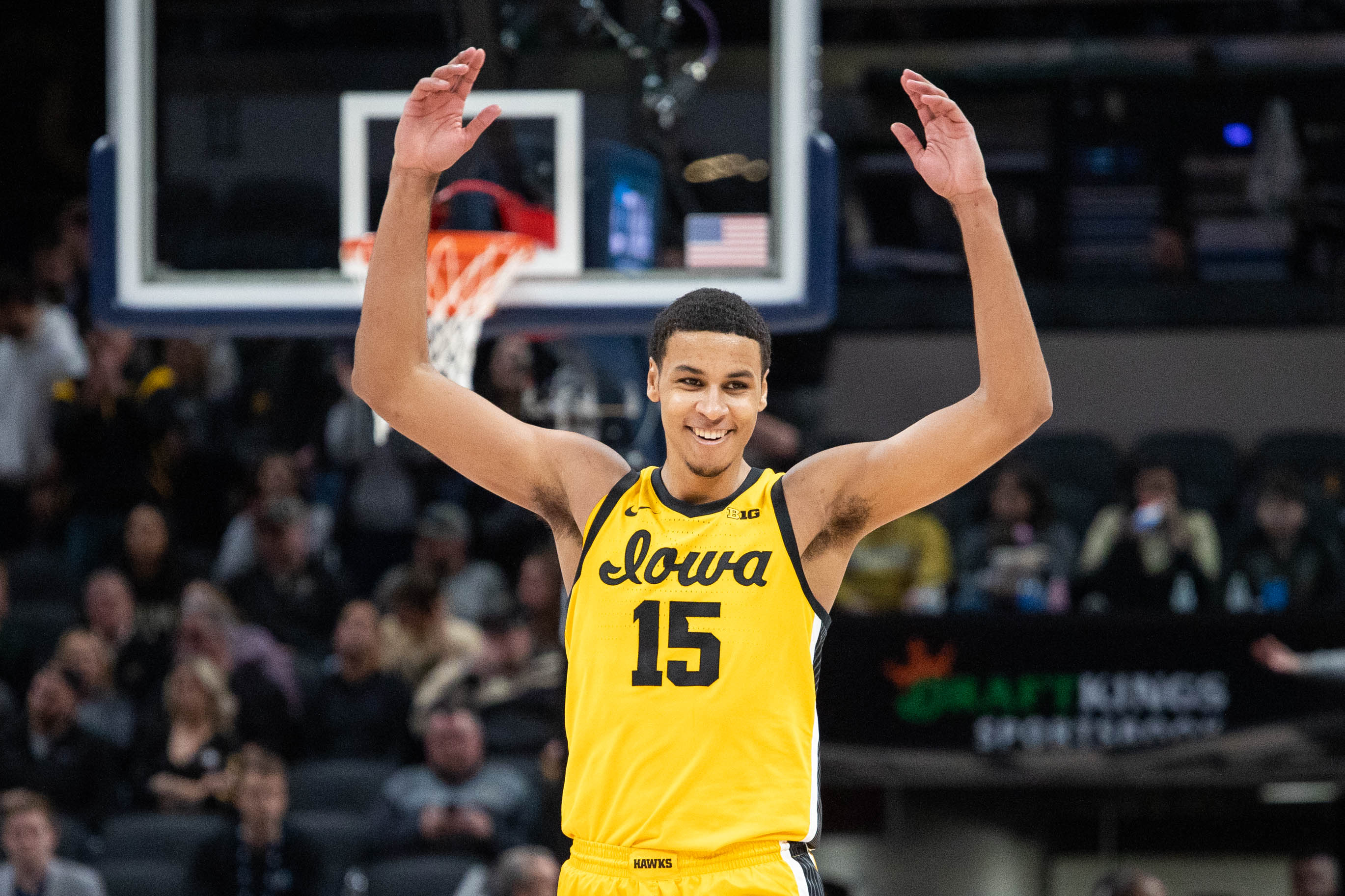 March Madness bracket predictions Midwesr Region Keegan Murray Iowa Hawkeyes