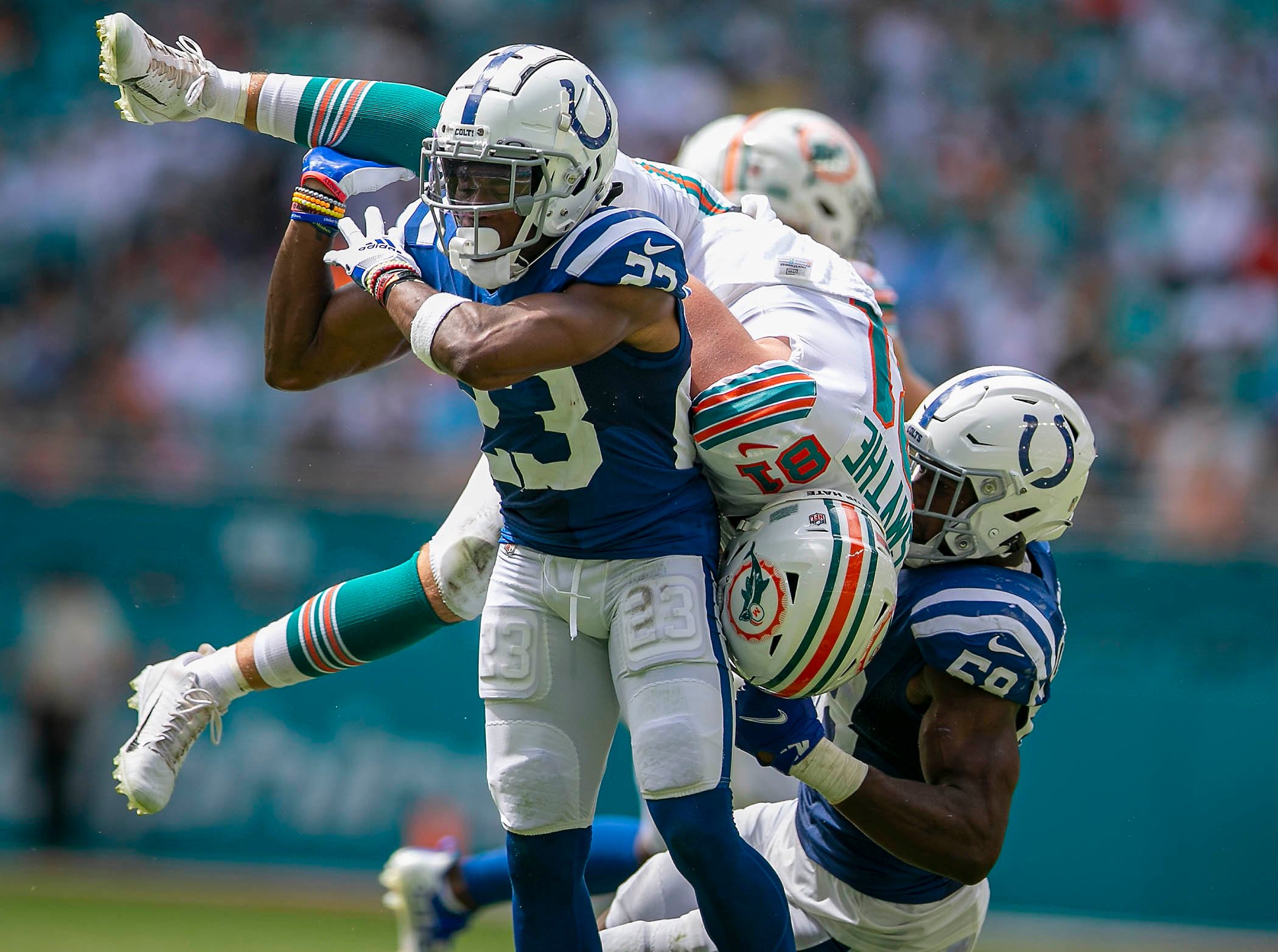 Miami Dolphins tight end Durham Smythe