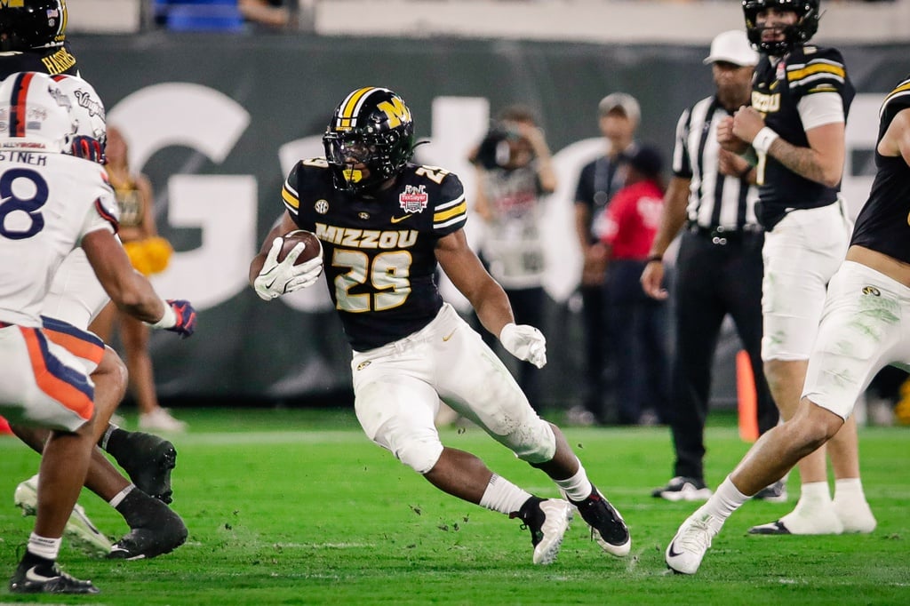 Missouri Tigers football predictions Ahmad Hardy