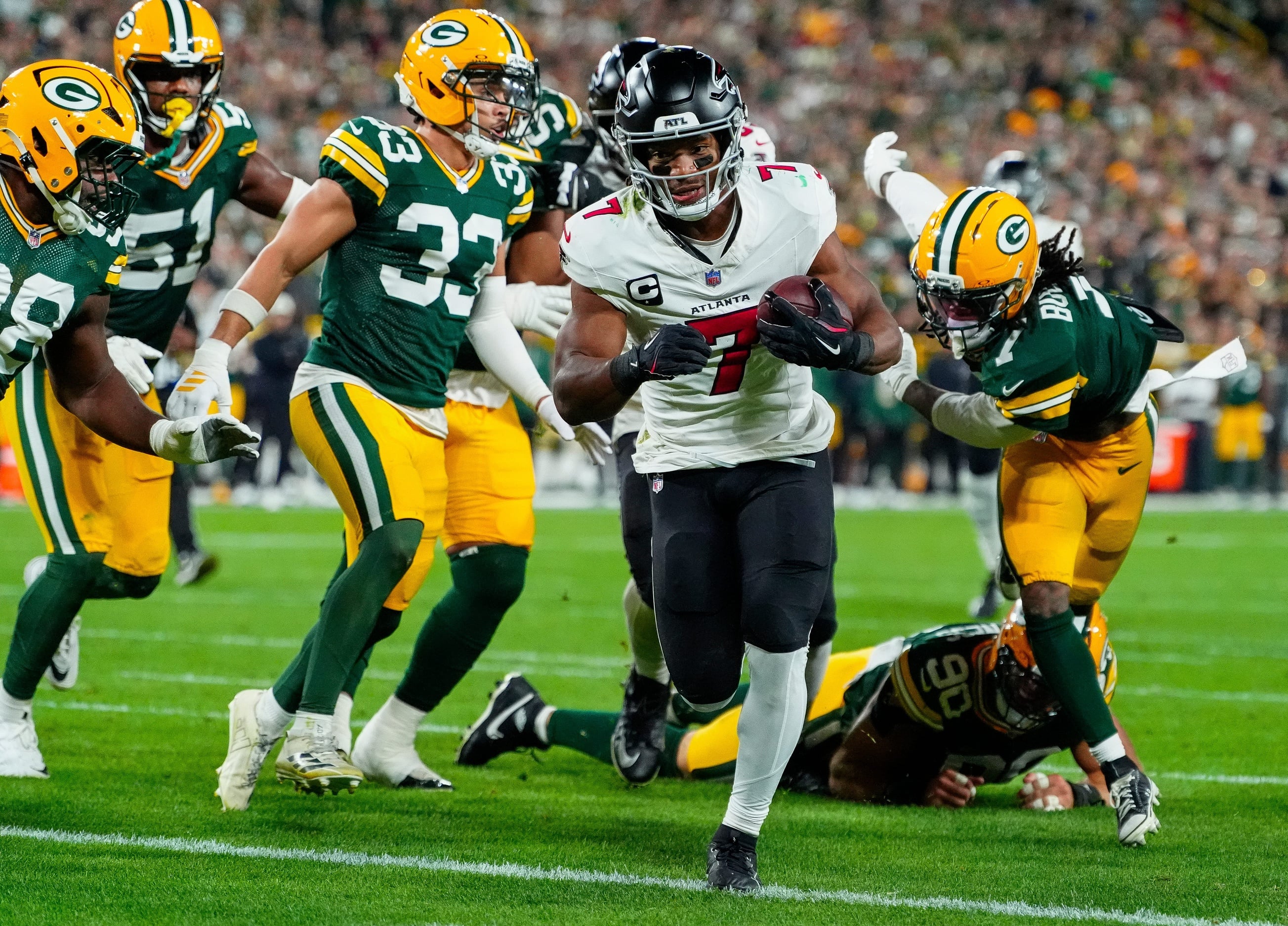 Monday Night Football picks Atlanta Falcons vs New Orleans Saints Bijan Robinson