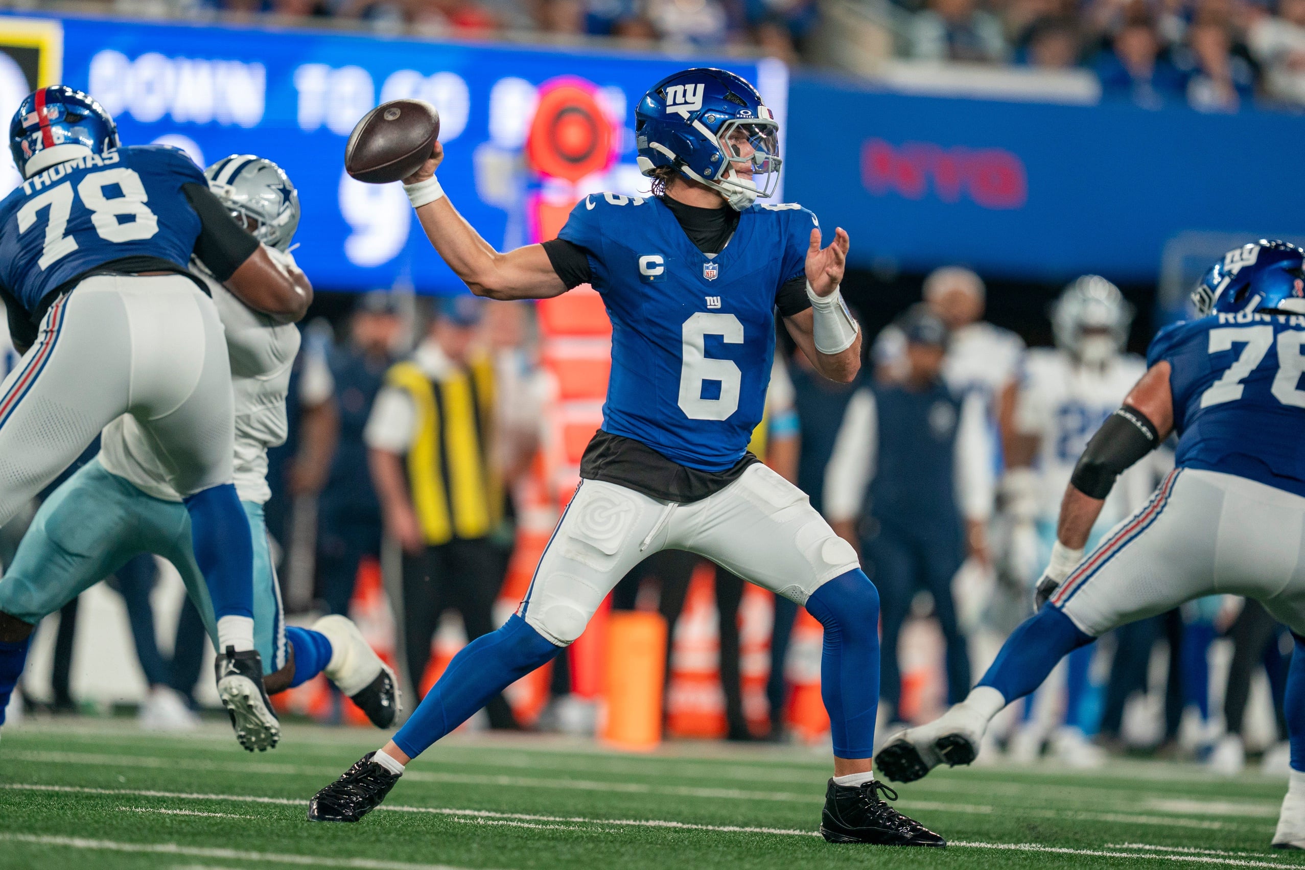 Monday Night Football picks New York Giants vs Los Angeles Rams Jaxson Dart