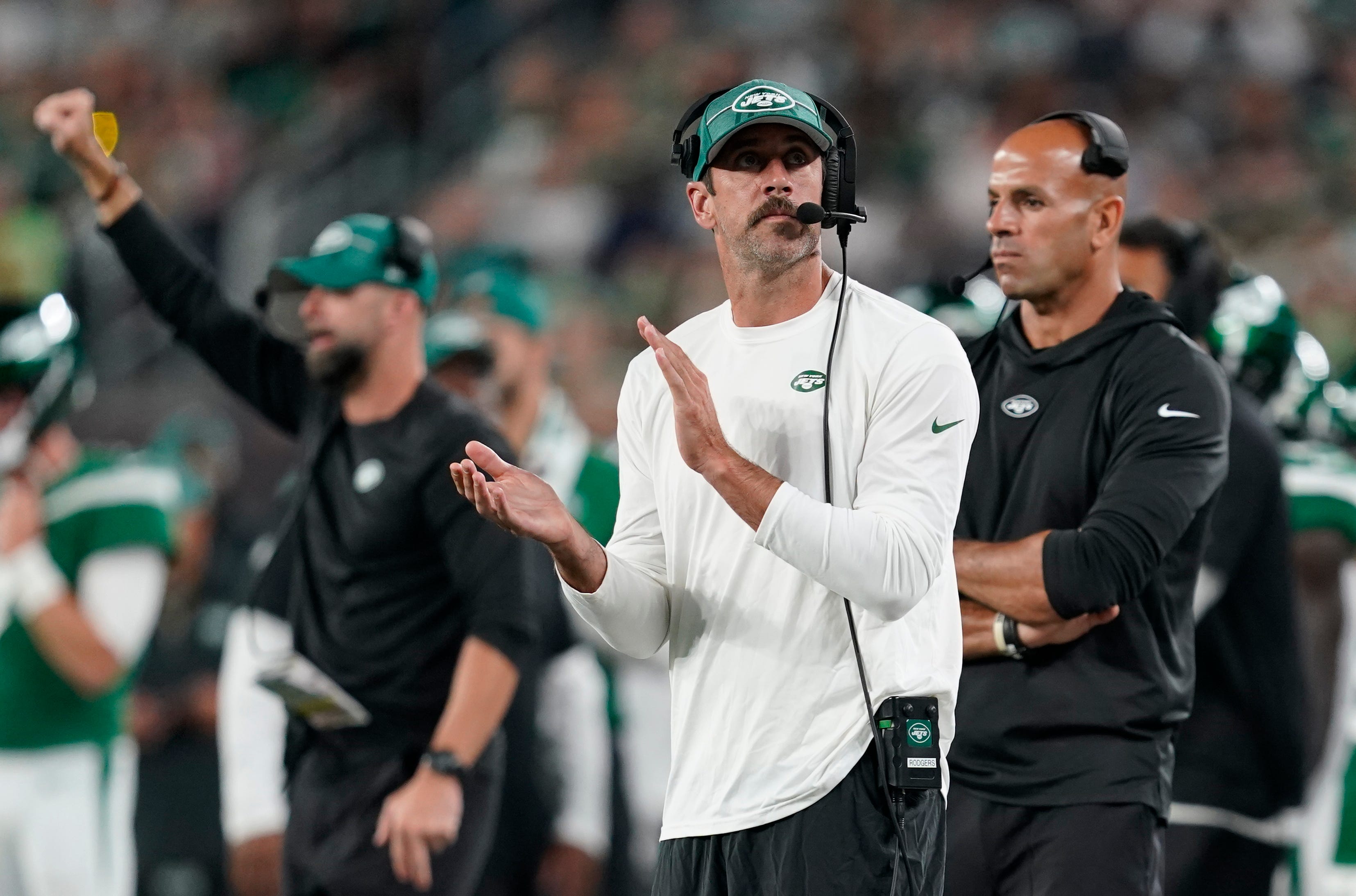 Monday Night Football picks week 1 Bills vs. Jets Aaron Rodgers