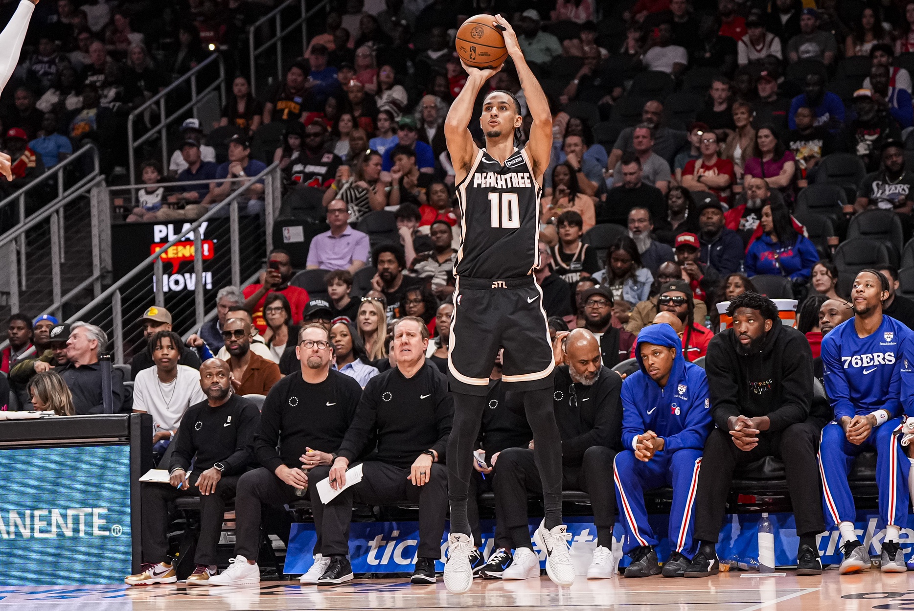 NBA betting Atlanta Hawks season long handicapping vs Brooklyn Nets Zaccharie Risacher