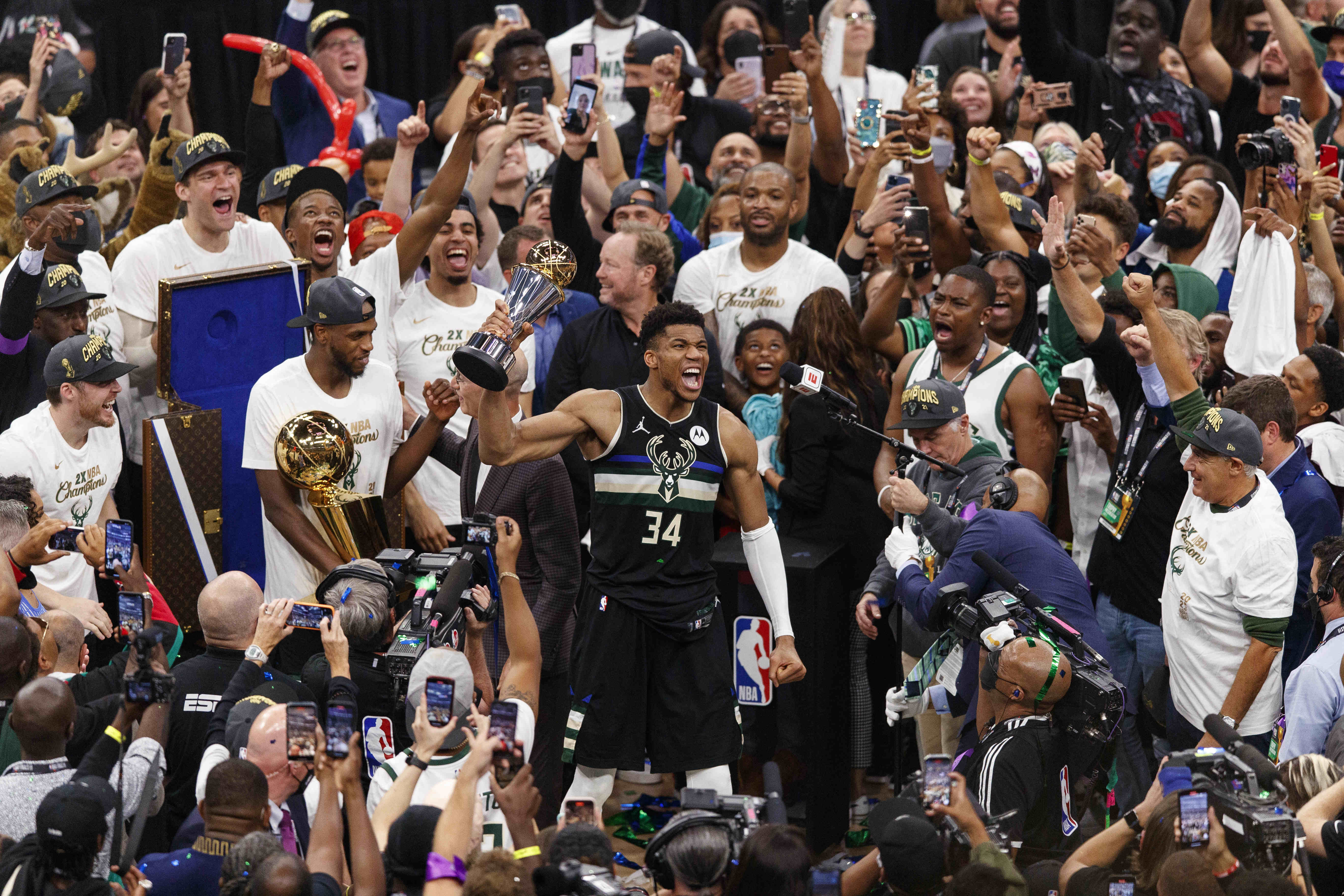 NBA Giannis Antetokounmpo Milwaukee Bucks sports book handle