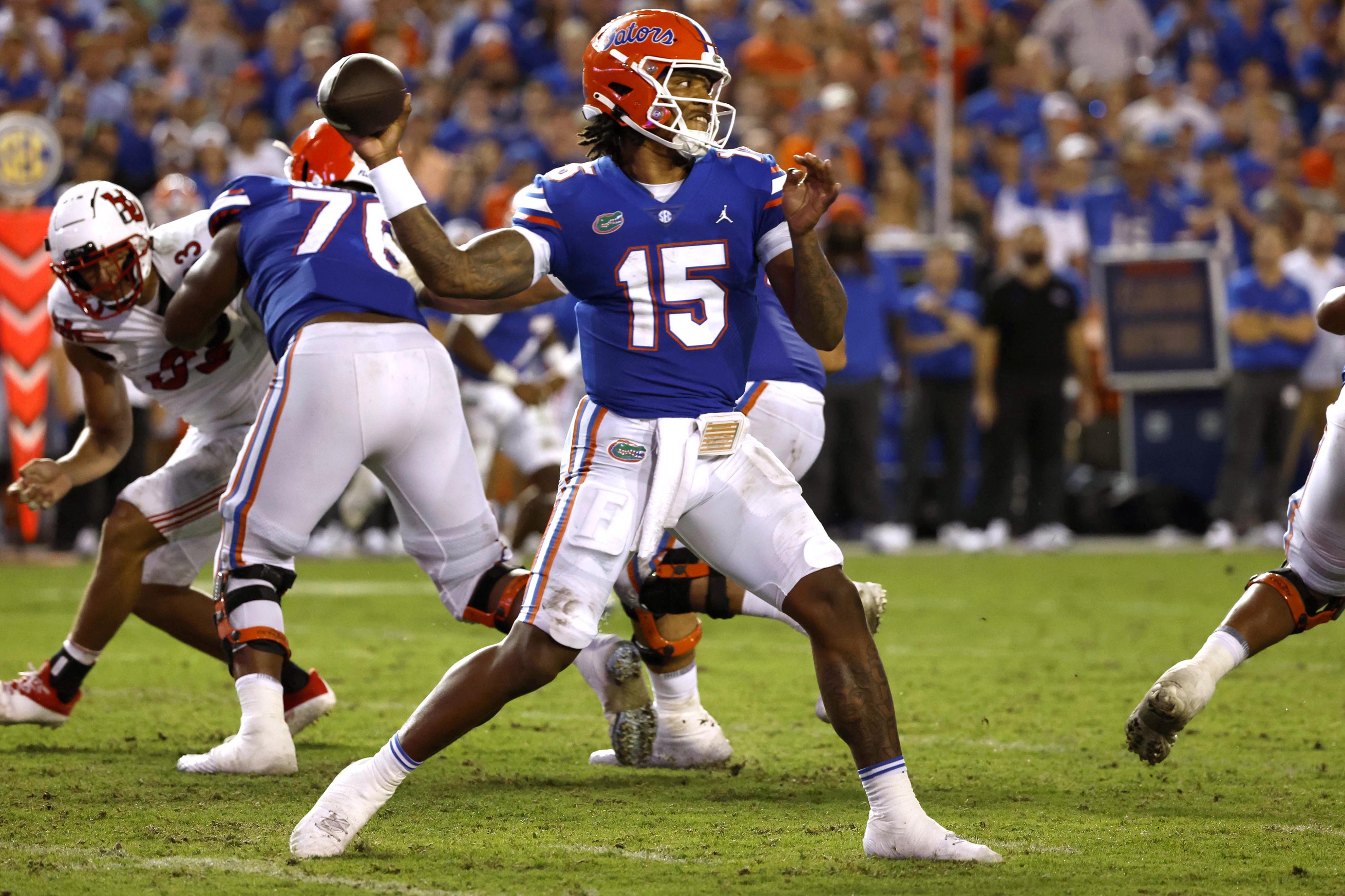 NCAA football predictions opening line report week 2 Anthony Richardson Florida Gators