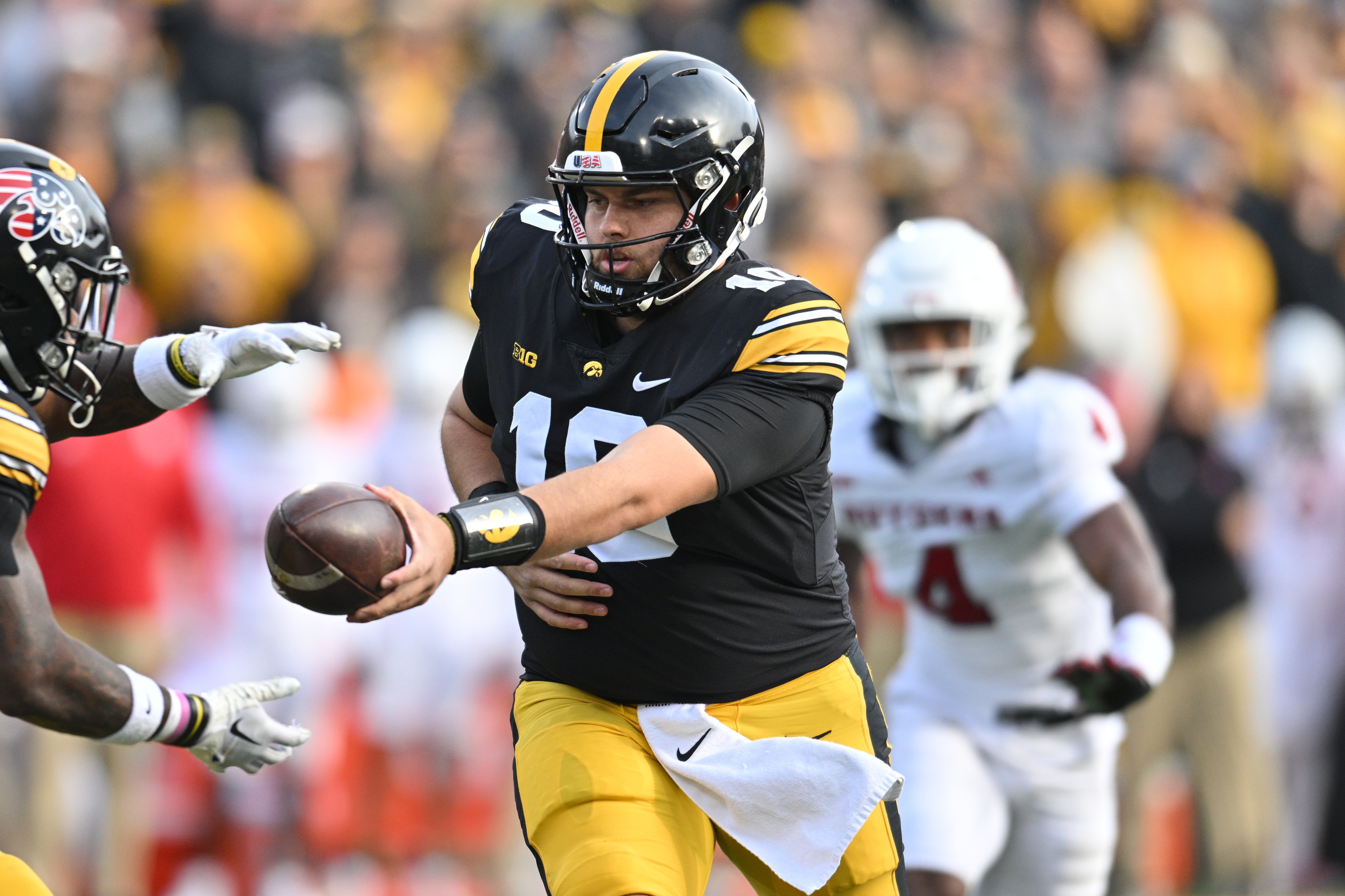 NCAA football predictions Week 13 opening line report Deacon Hill Iowa Hawkeyes