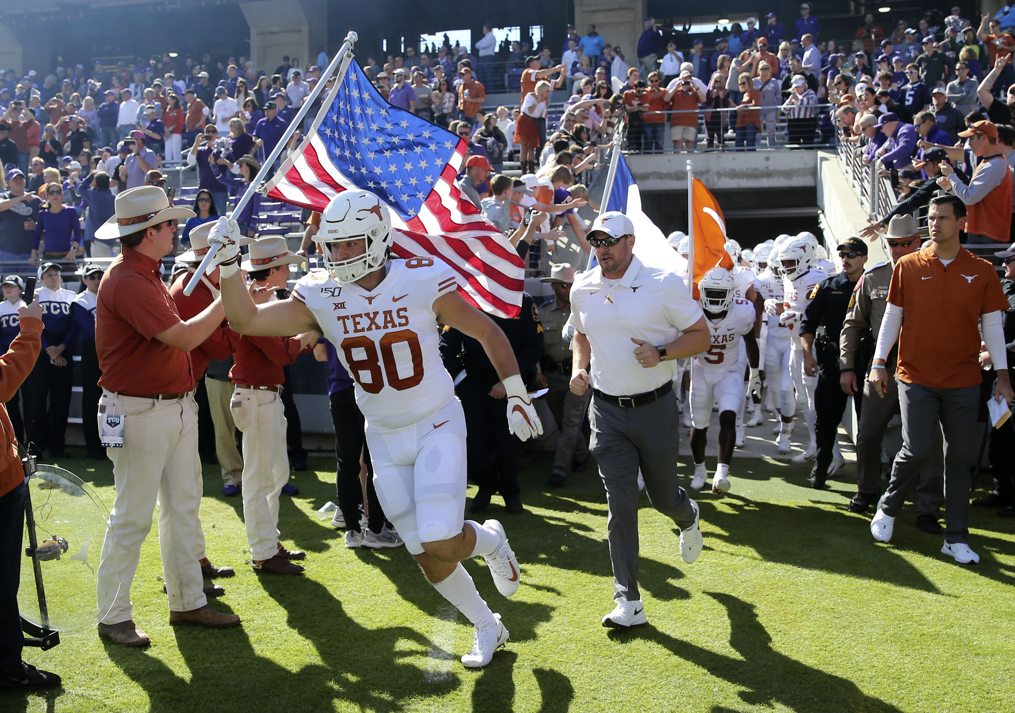 NCAA football predictions Week 9 Cade Brewer Texas Longhorns