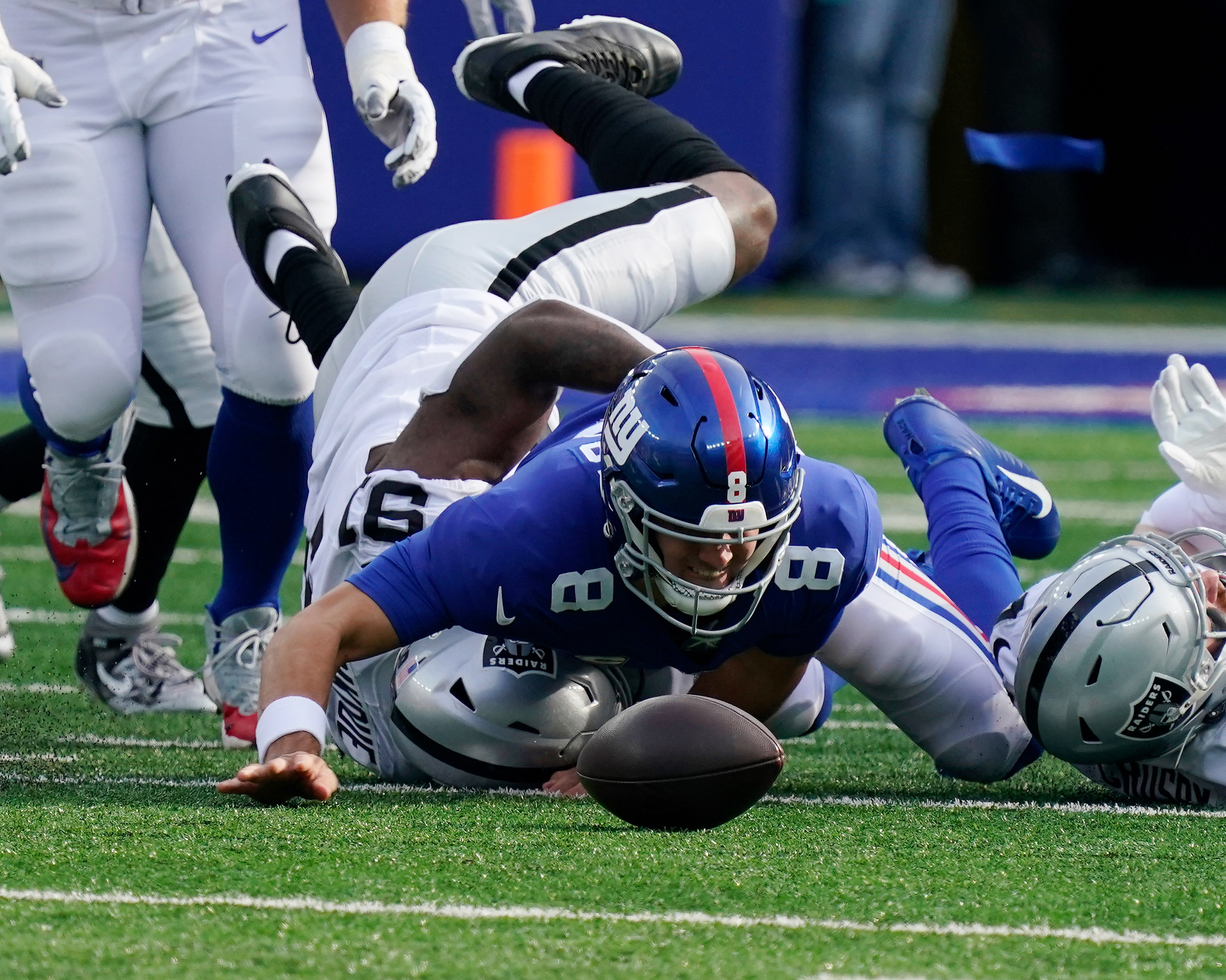 New York Giants quarterback Daniel Jones