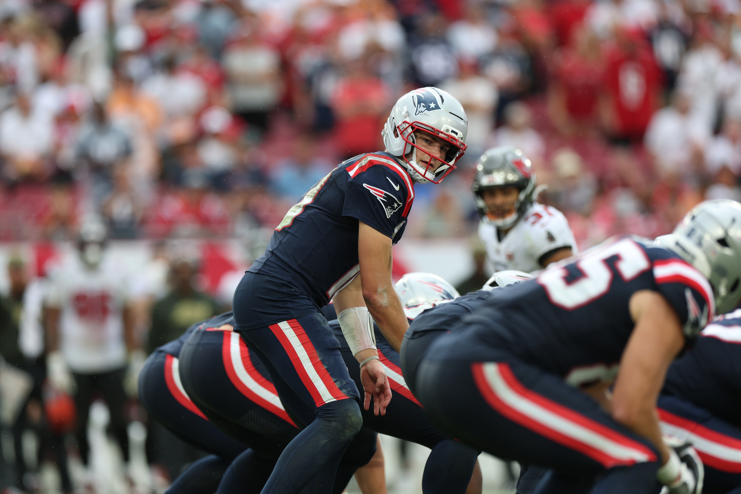 NFL betting predictions Week 11 opening line report Drake Maye New England Patriots