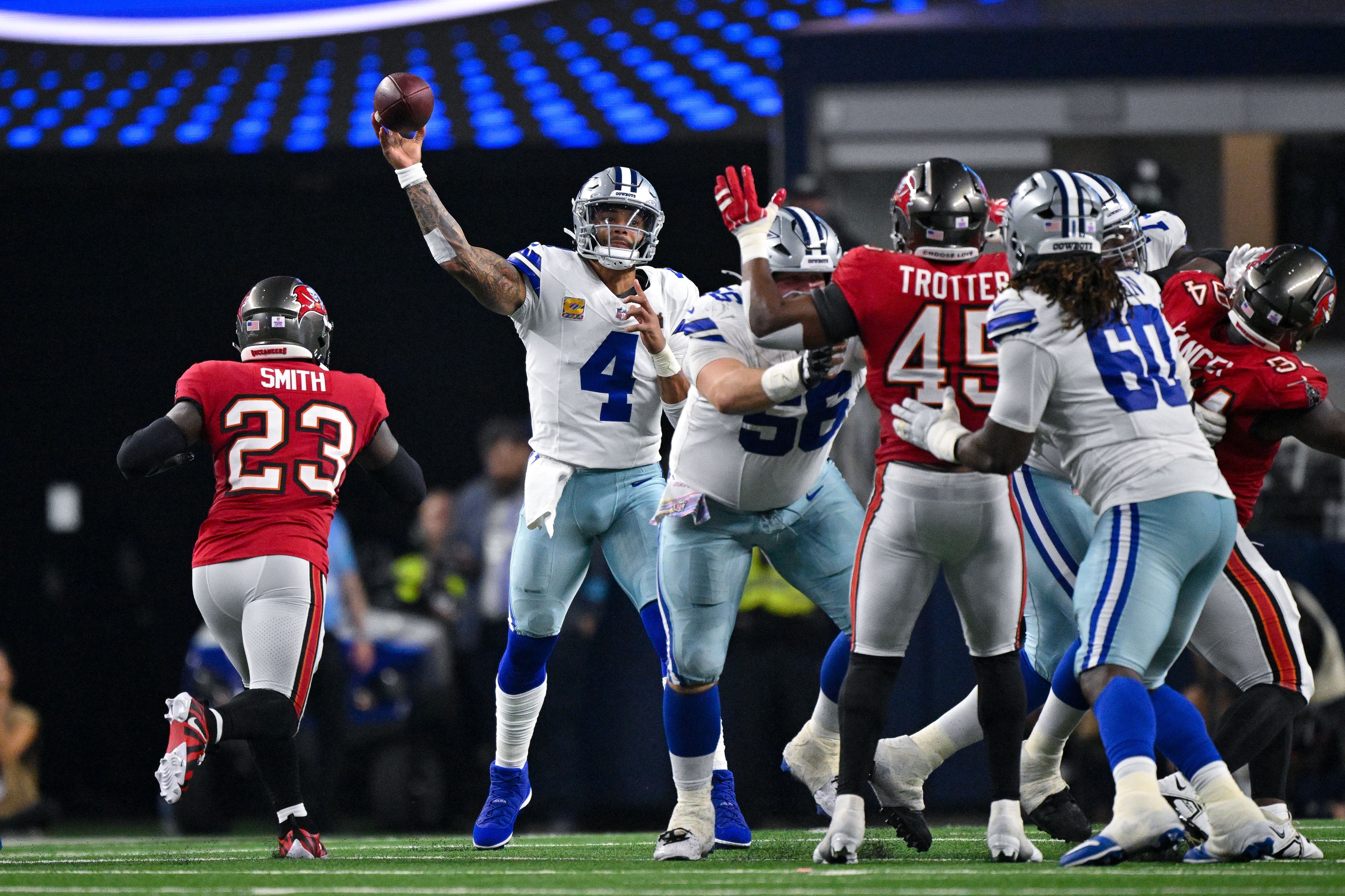 NFL betting predictions Week 6 opening line report Dak Prescott
